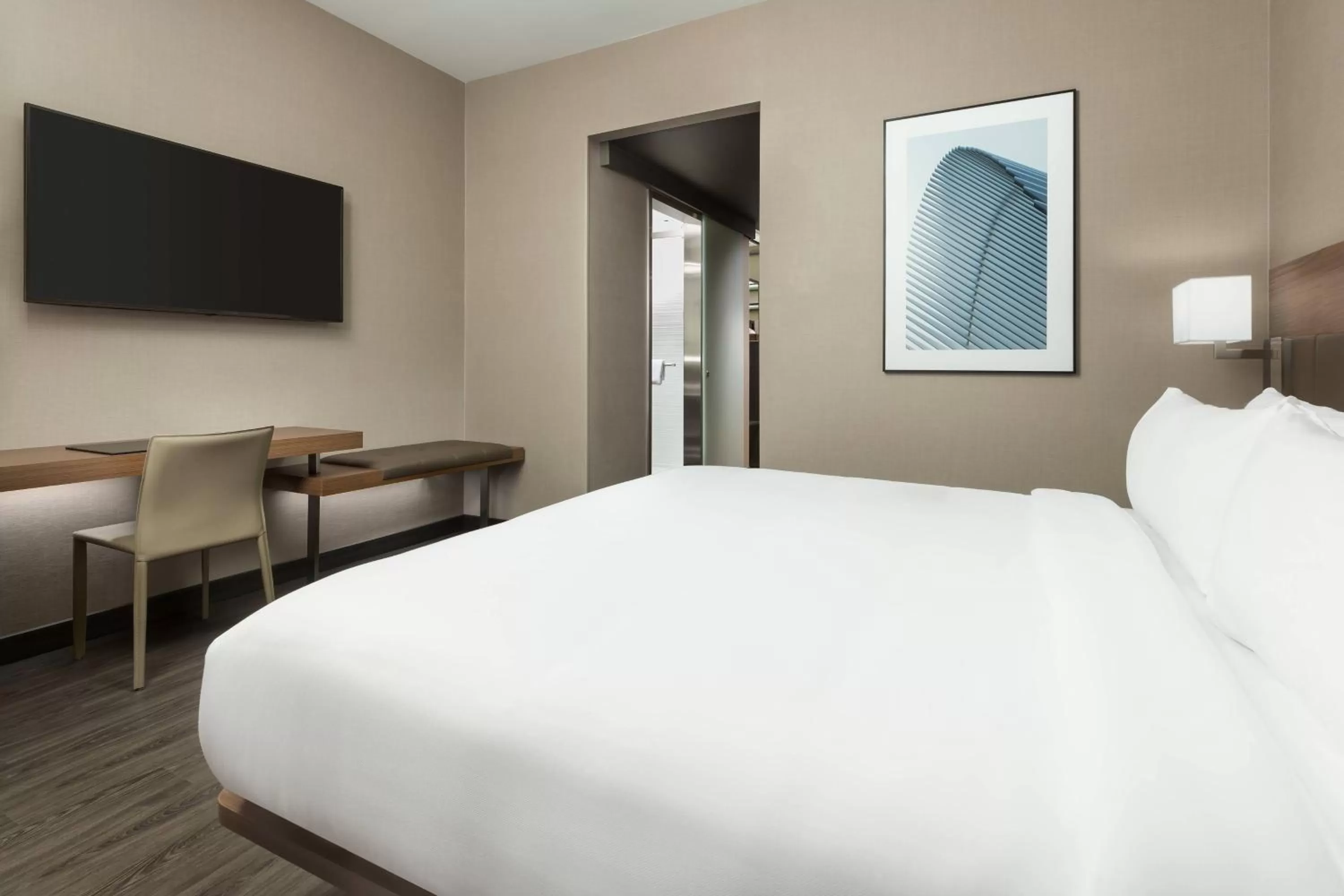 Photo of the whole room, Bed in AC Hotel by Marriott New York Times Square