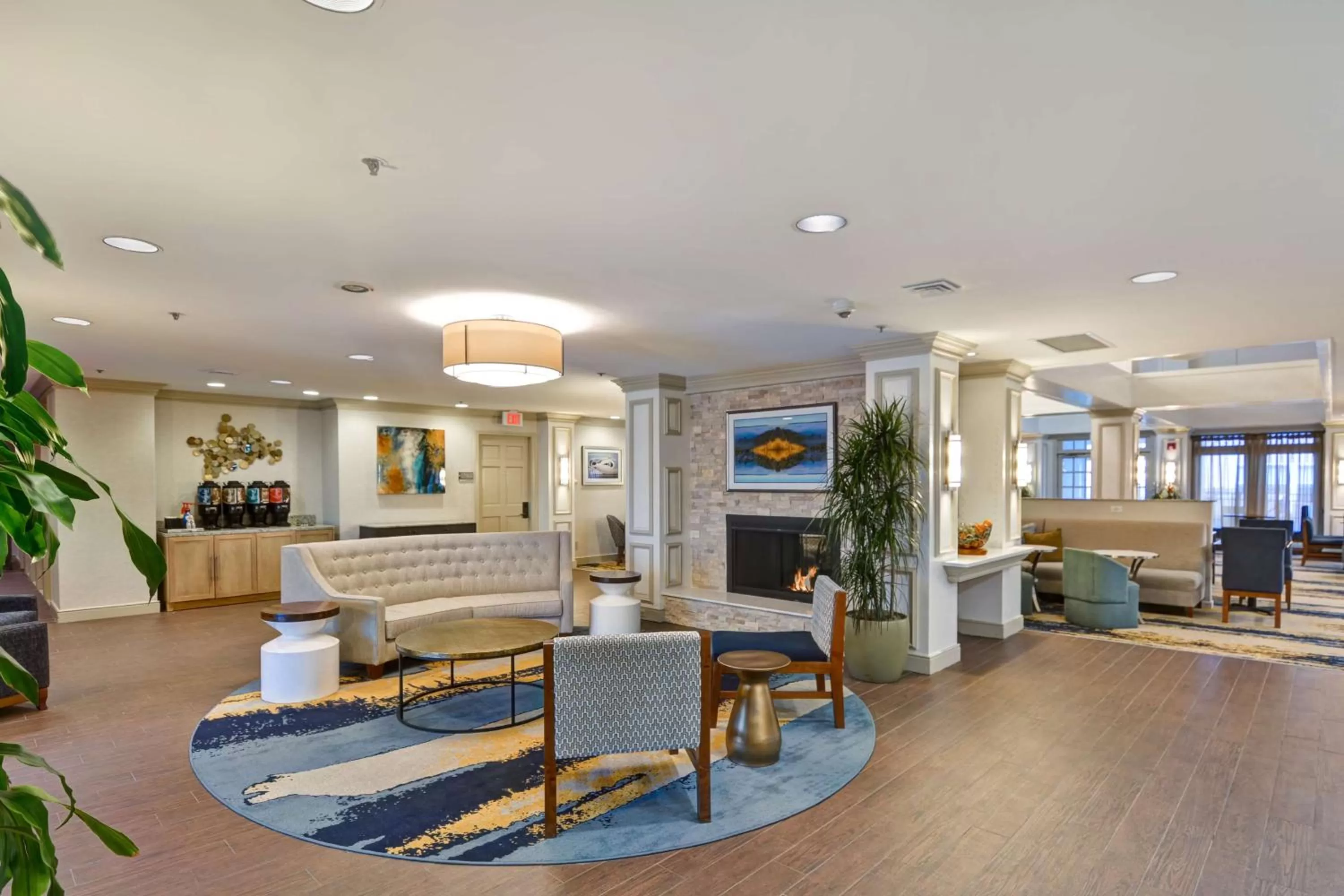 Lobby or reception in Homewood Suites by Hilton Windsor Locks Hartford
