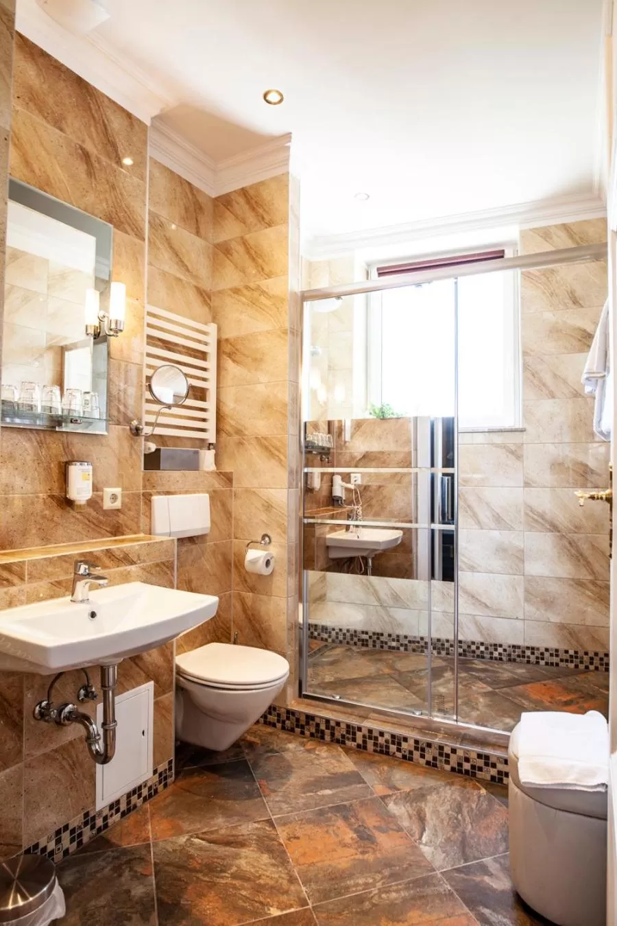 Shower in Hotel Silesia