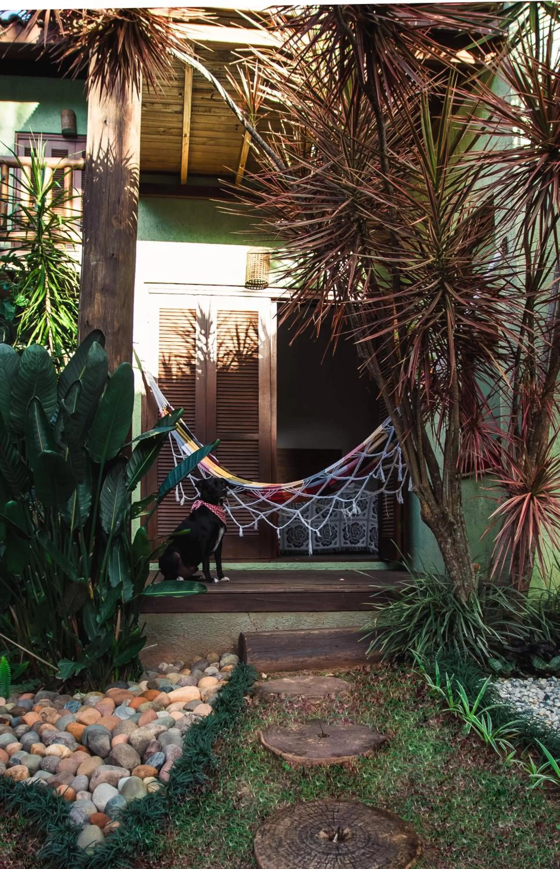 Patio in Pousada Santarina