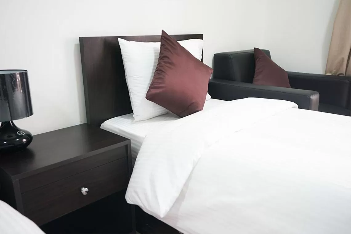 Bed in Aurak Guest House