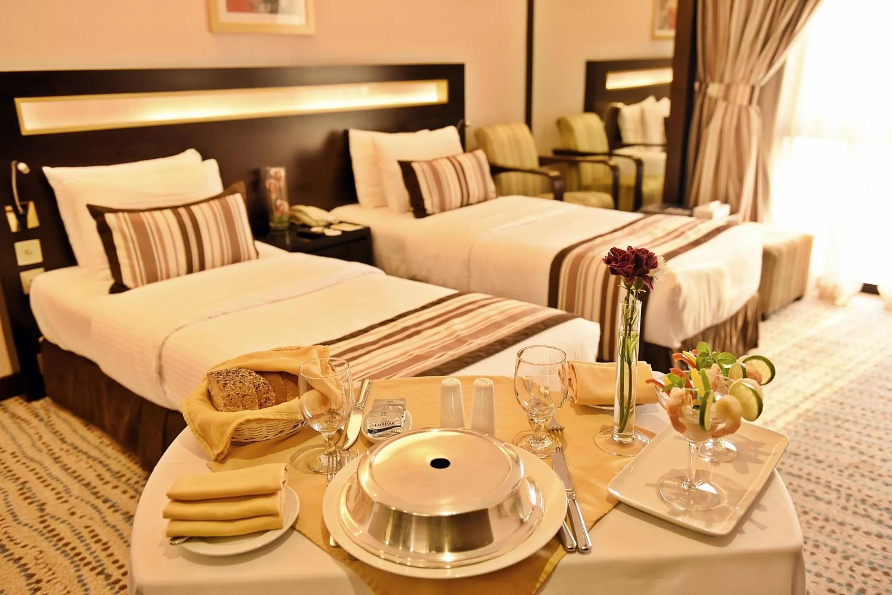 Bed in Golden Tulip Bahrain