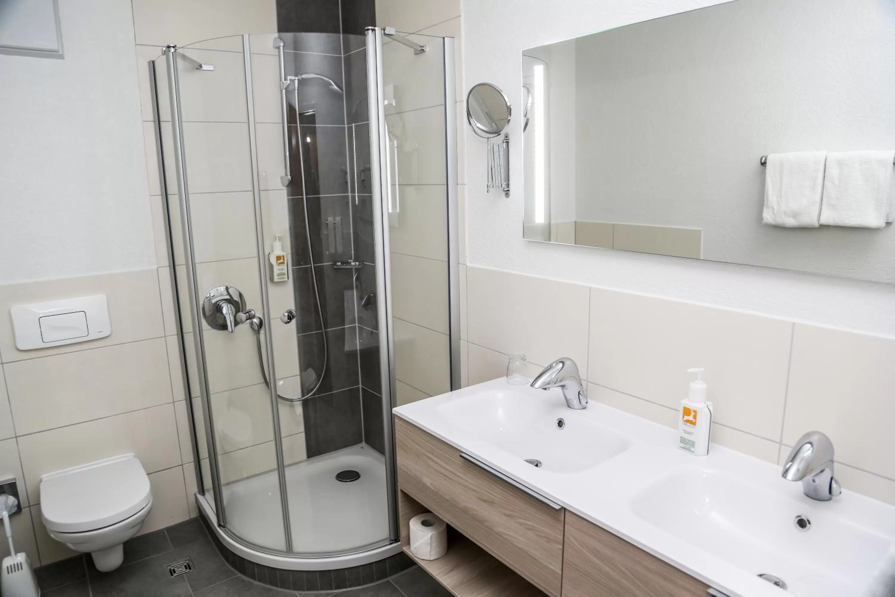 Bathroom in Akzent Hotel Restaurant Hirsch