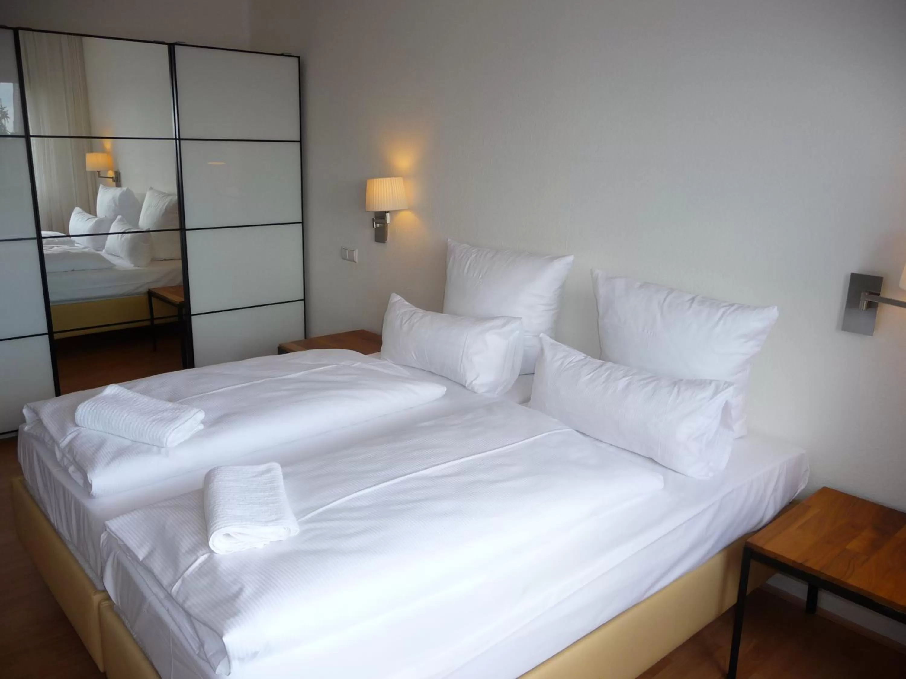 Bed in Hotel Restaurant Felderbock