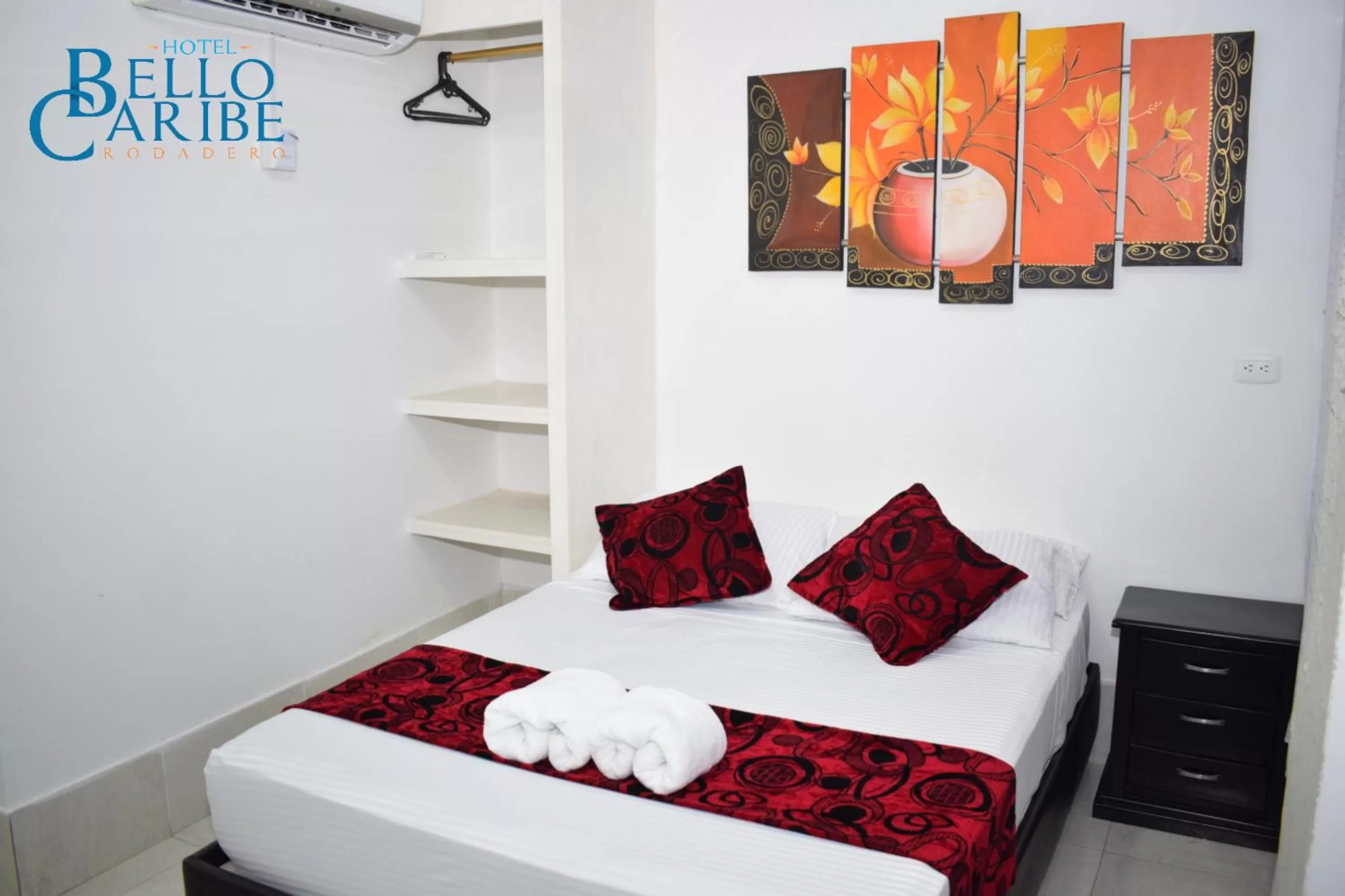 Bed in Hotel Bello Caribe