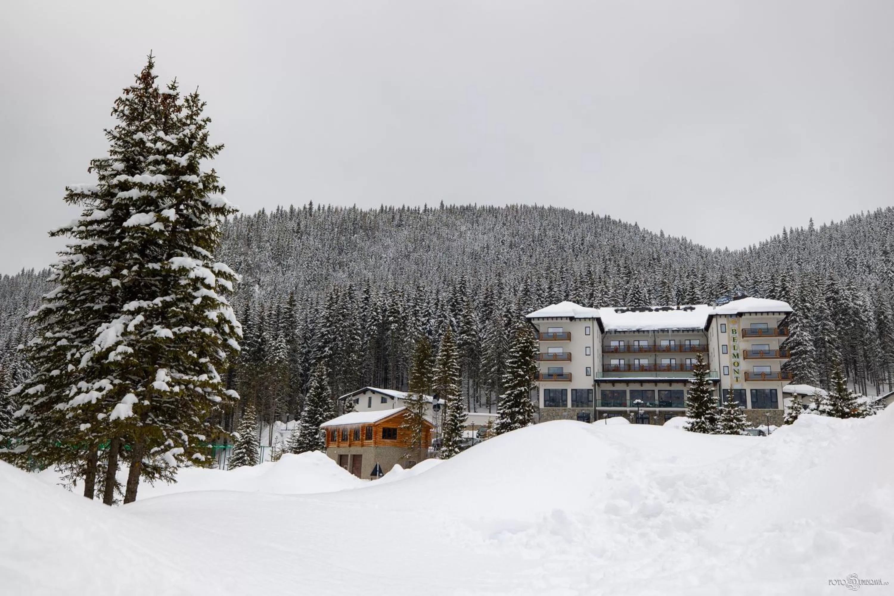 Property building in Hotel Belmont & Spa