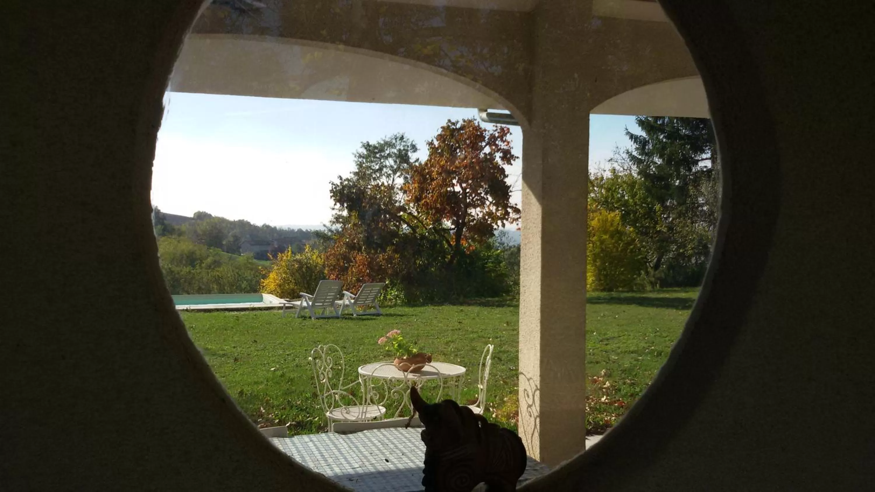 Decorative detail in Cascina Torello