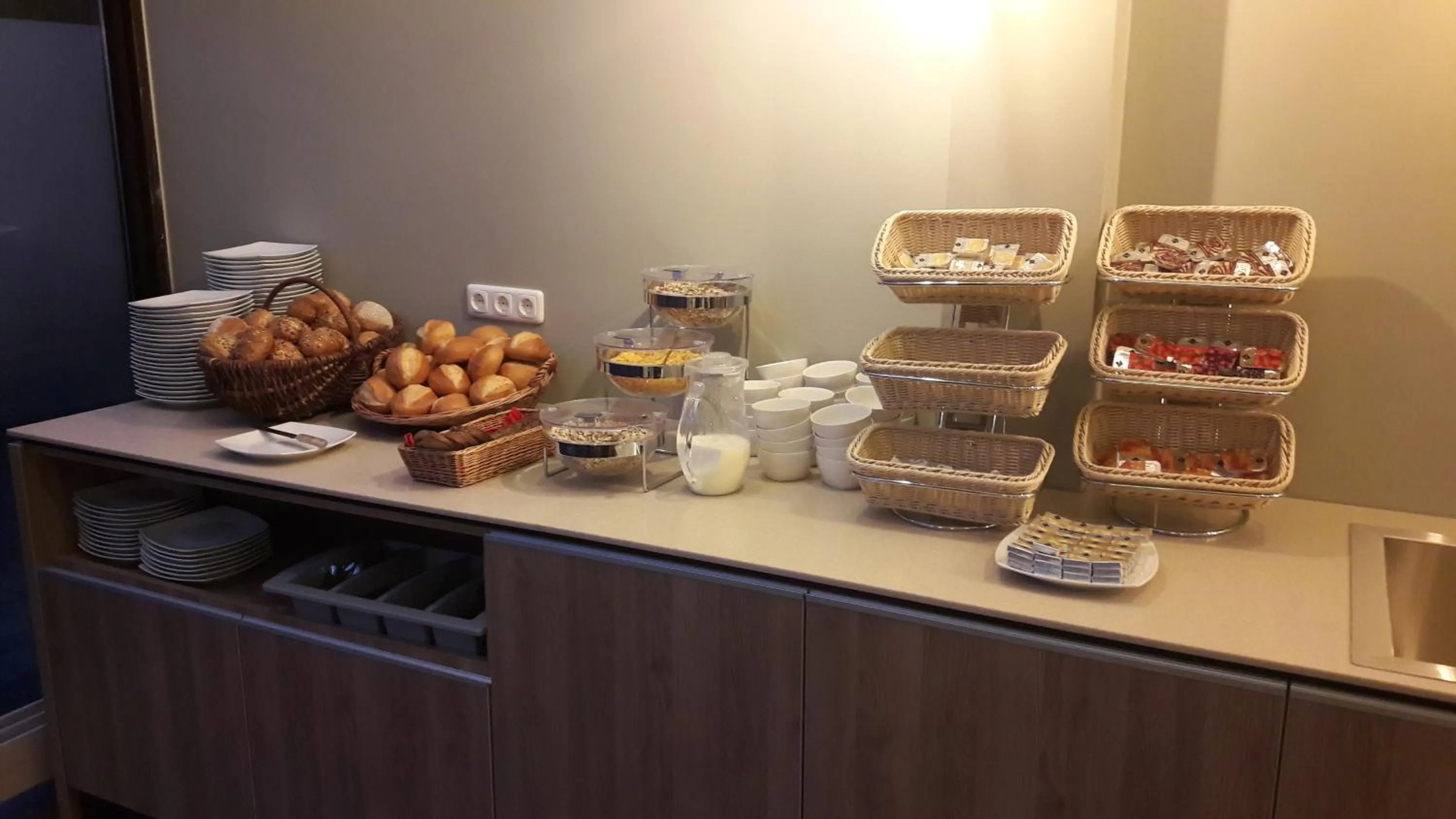 Continental breakfast in Hotel am Park
