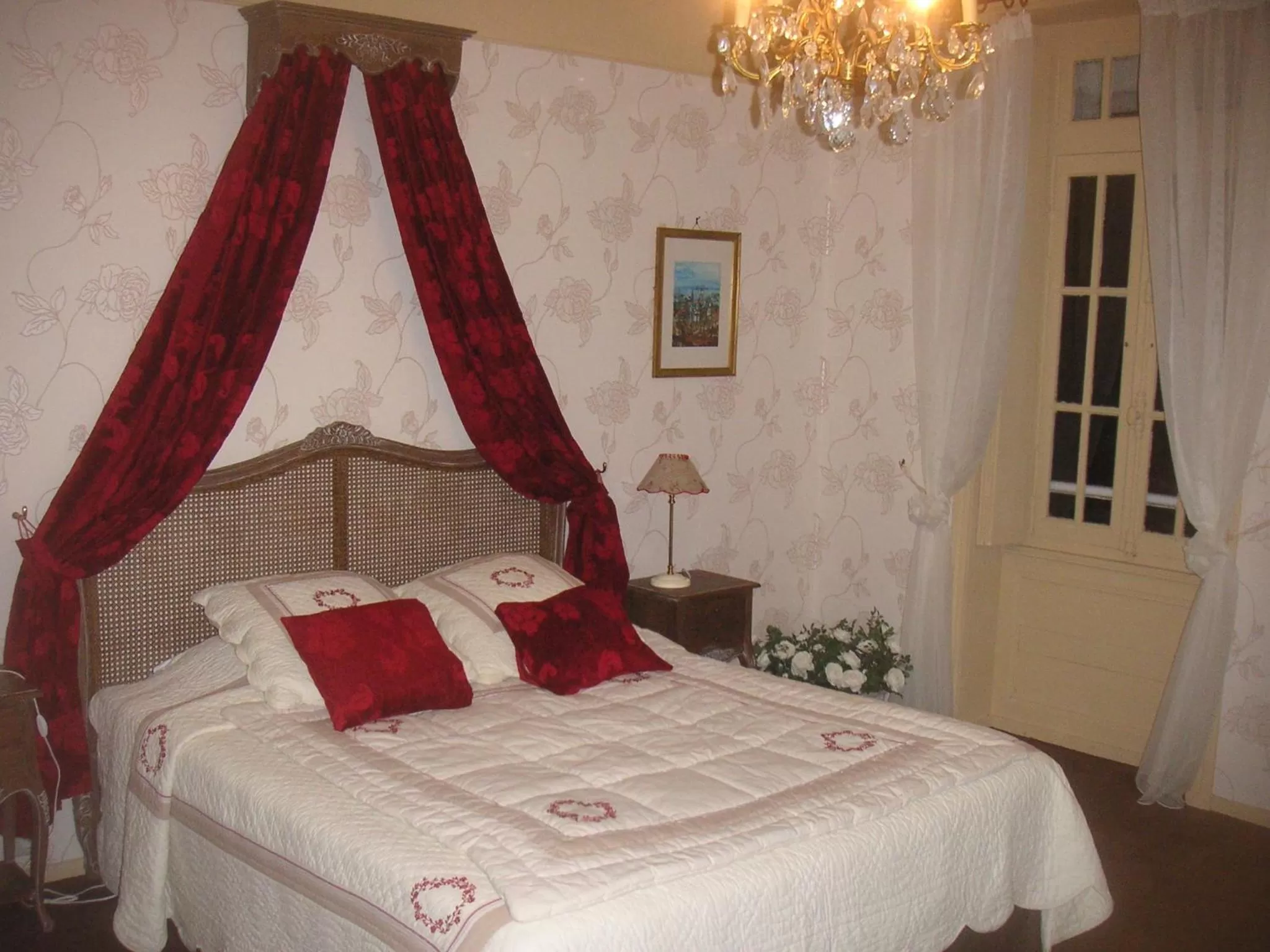 Bed in Chambres d'hôtes Manoir Ker-Huella