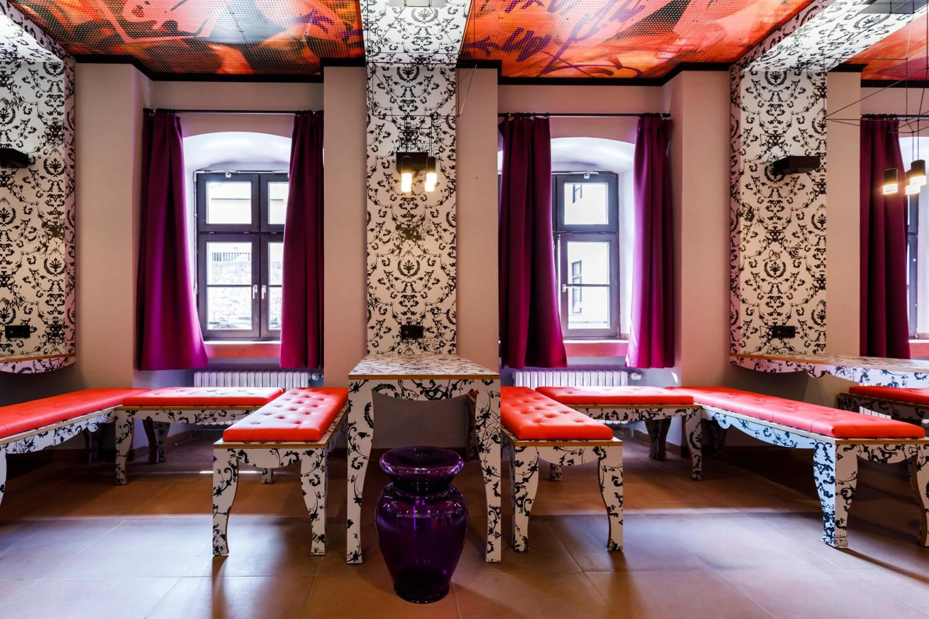 Lounge or bar in Jugendherberge Würzburg