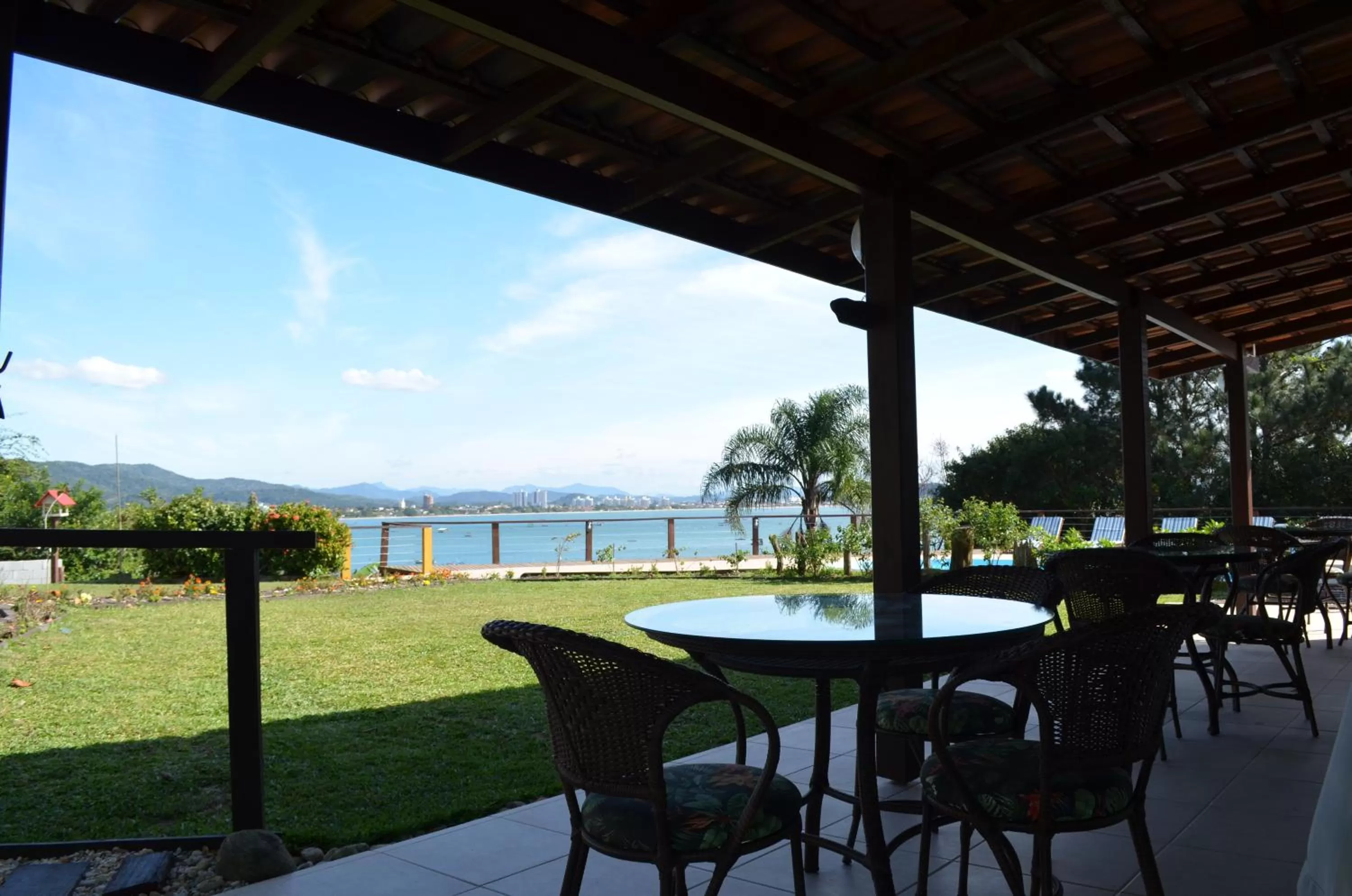 Garden view in Pousada Vila de Monaco