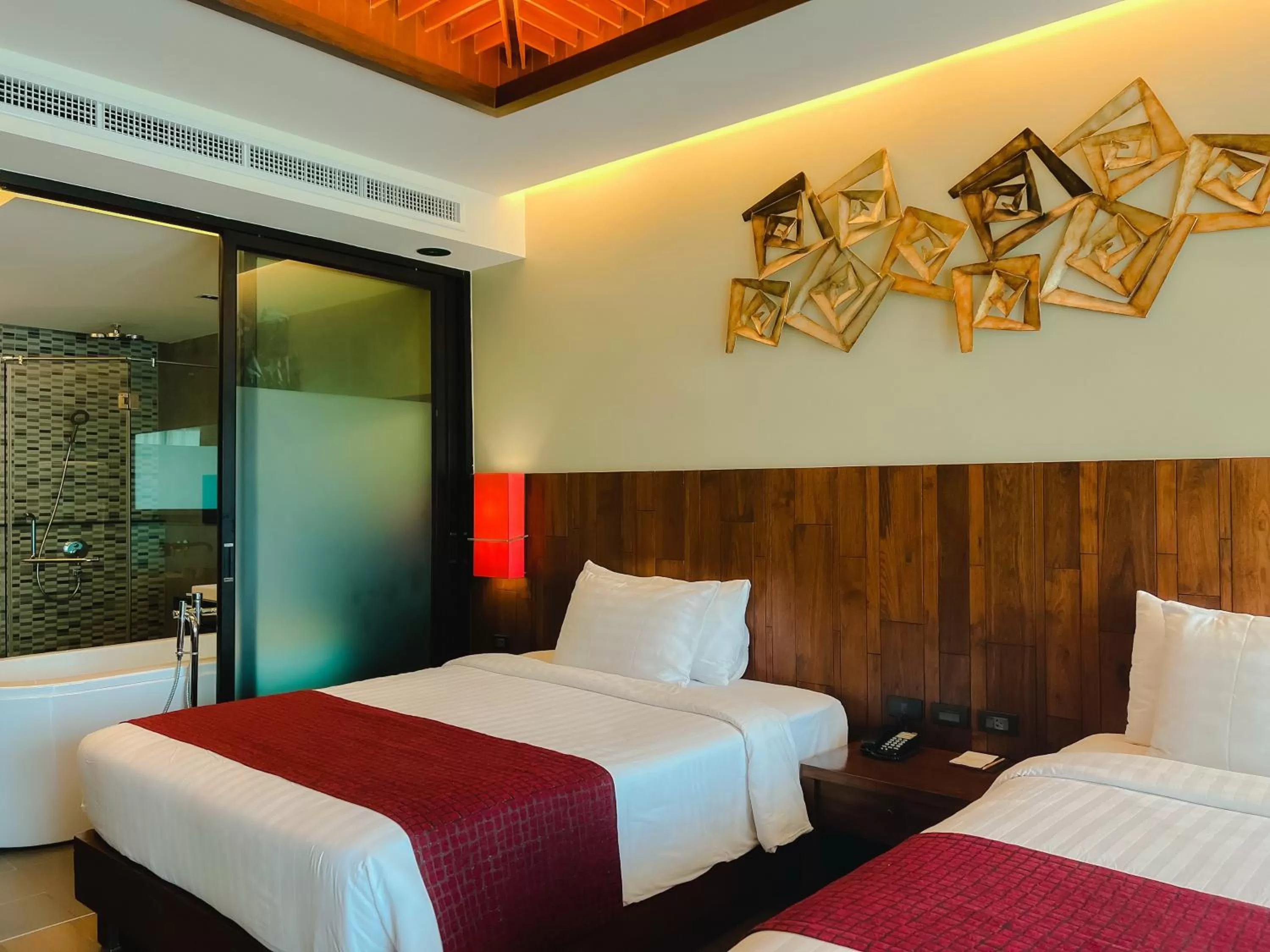 Bed in Aonang Phu Pi Maan Resort & Spa