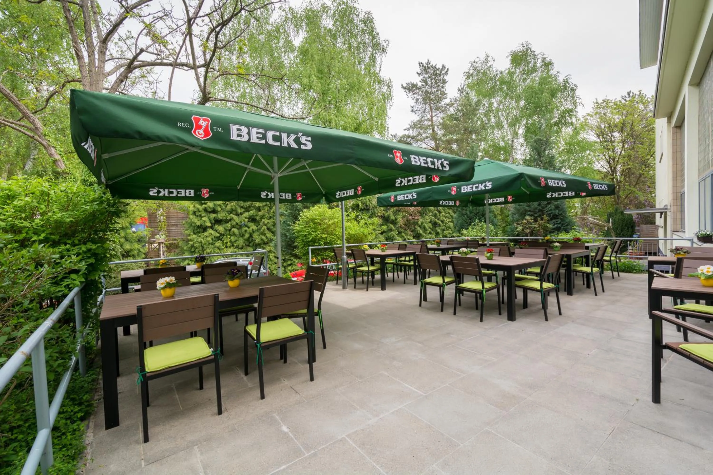 Patio in Familienhotel Citylight