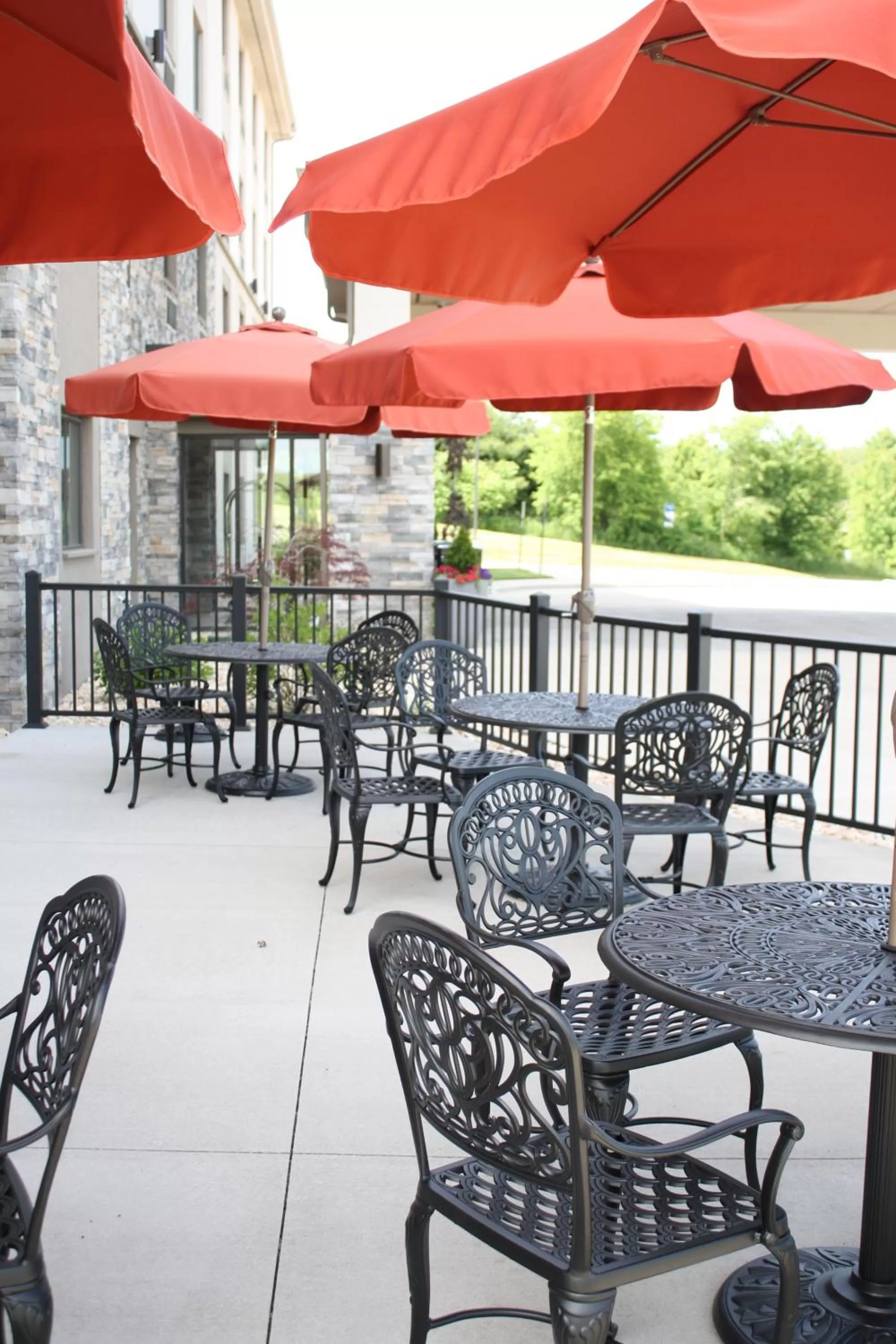 Patio in Sleep Inn & Suites Belmont - St. Clairsville