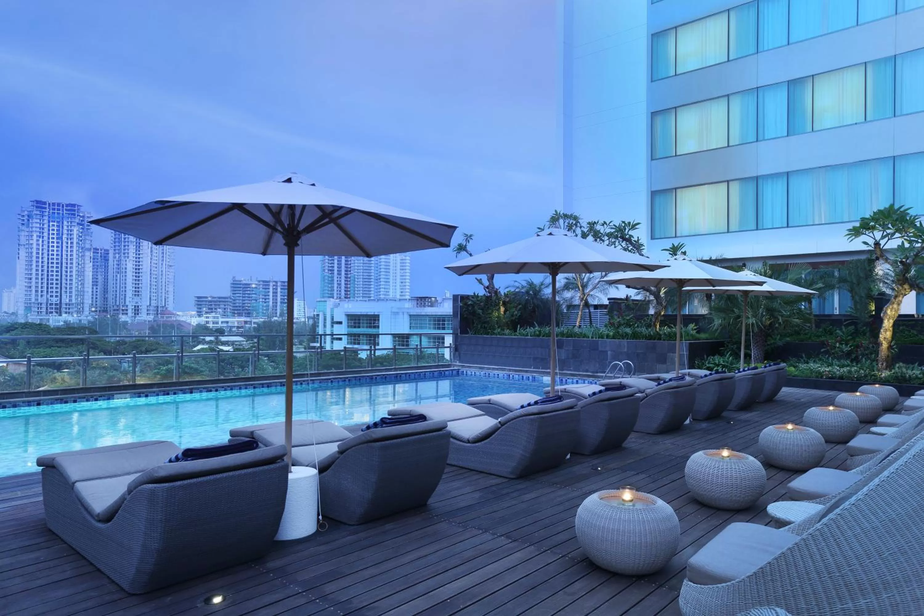 Swimming pool in DoubleTree by Hilton Jakarta Kemayoran