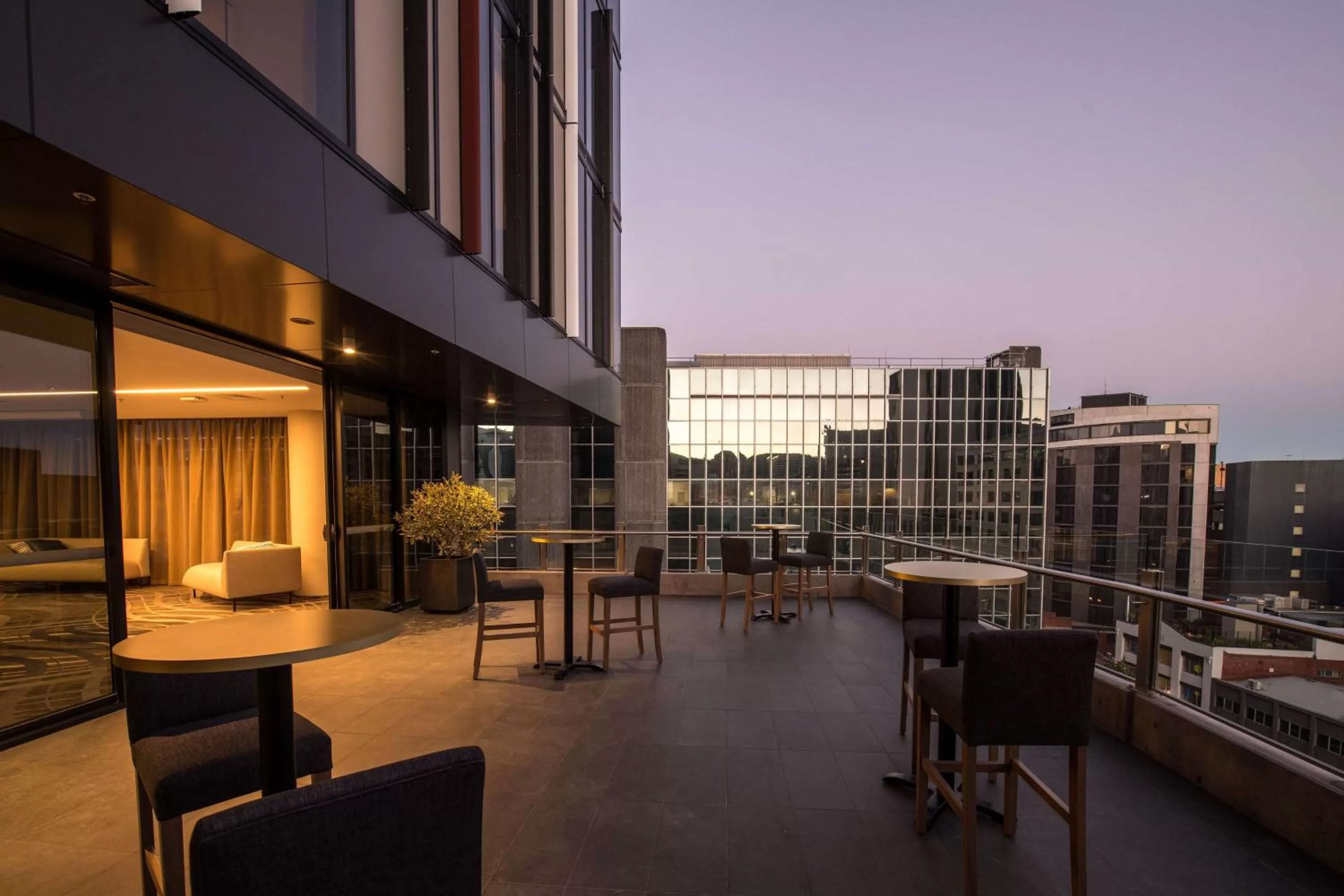 Patio in Vibe Hotel Hobart