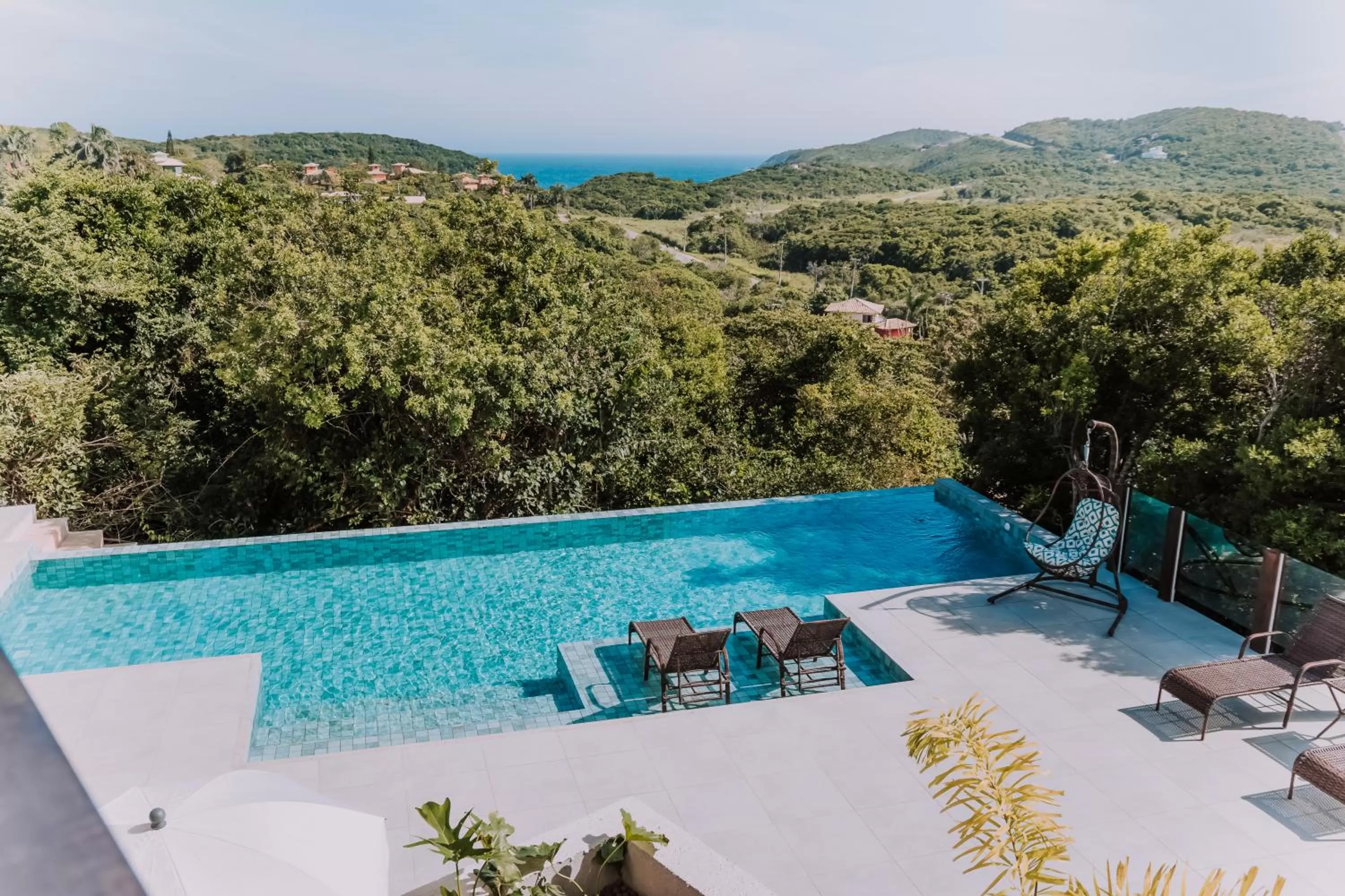Pool view in Pousada Peninsula de Buzios