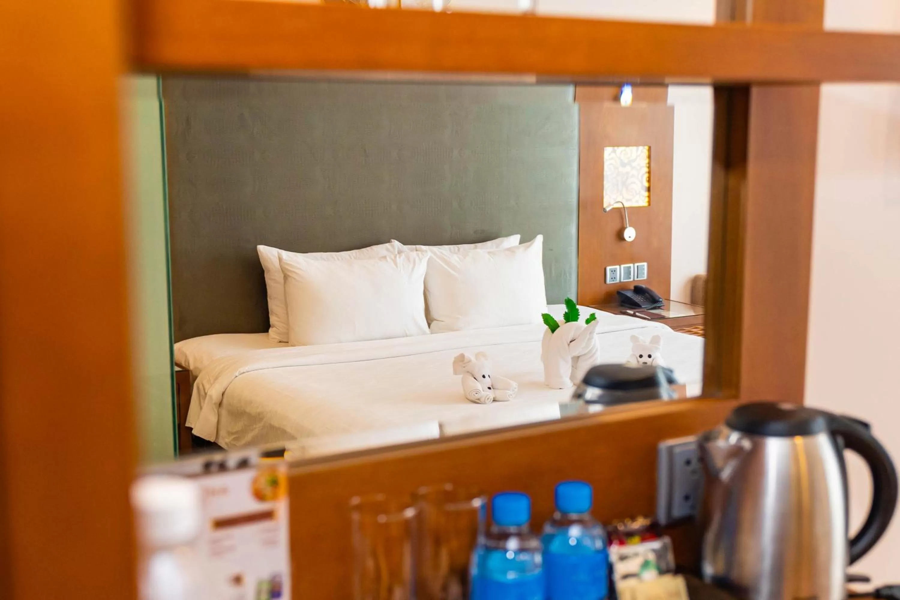 Bed in Galina Hotel & Spa