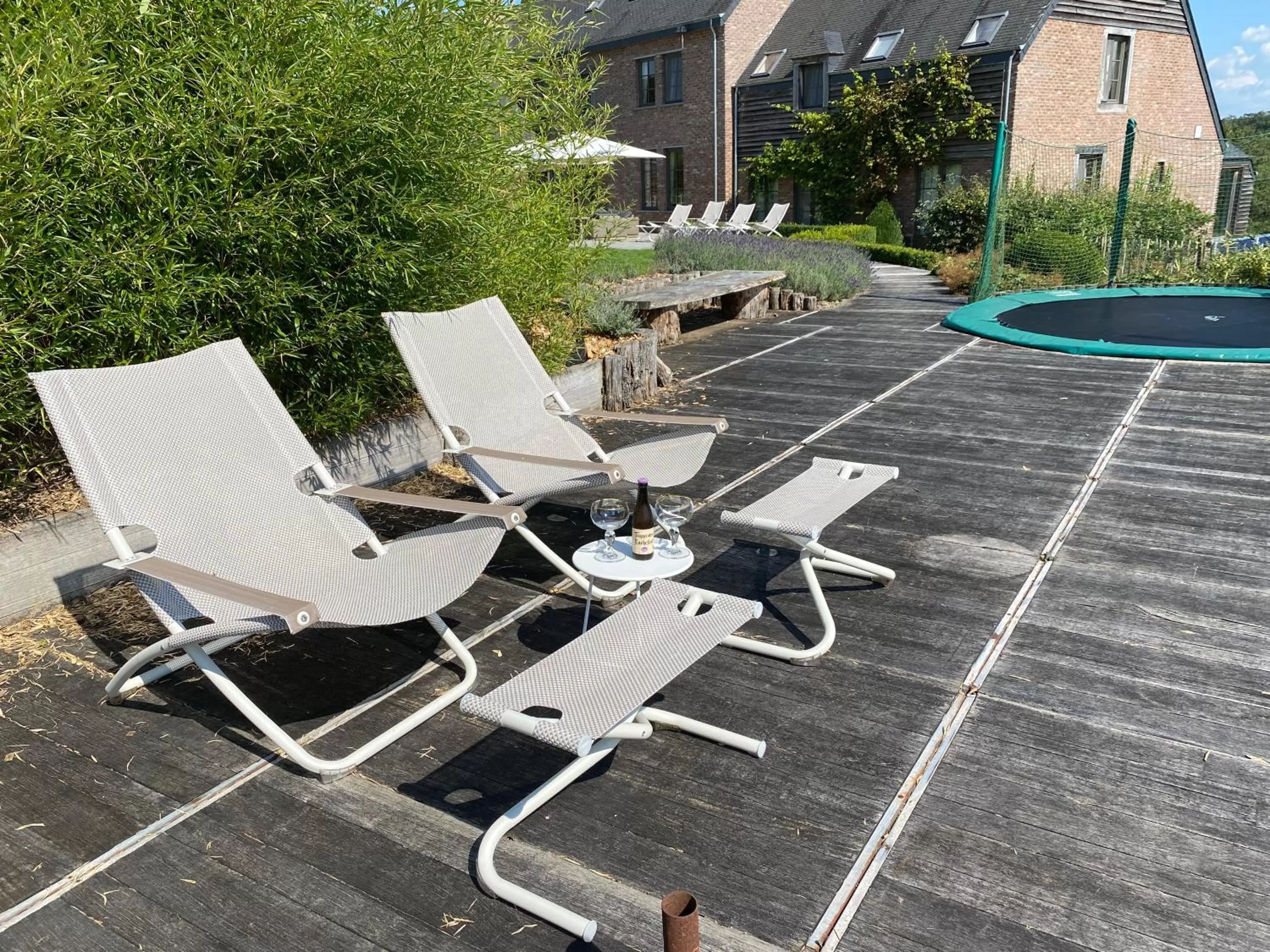 Garden in B&B Le Briquemont