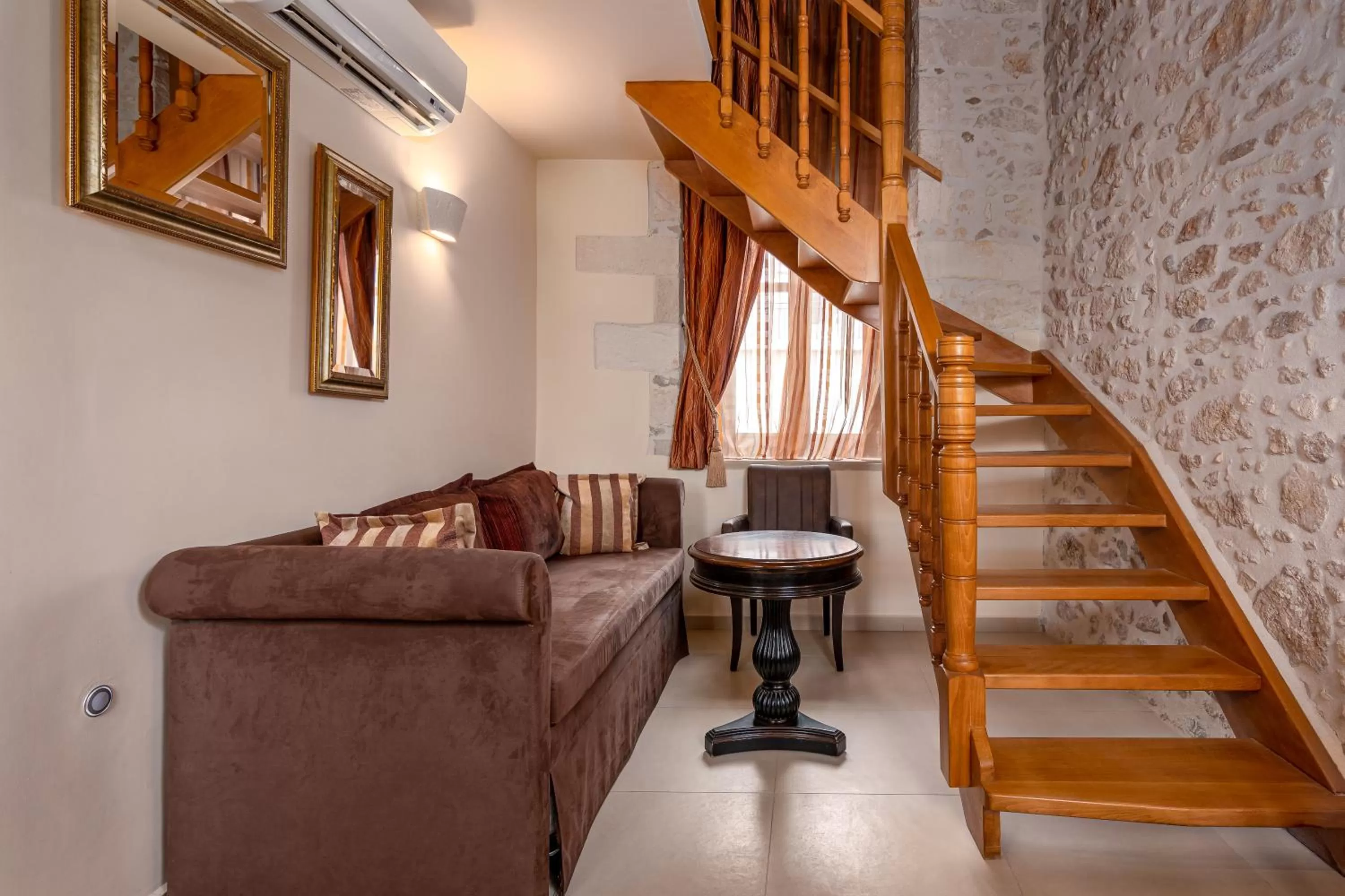 Seating area in Palazzino Di Corina