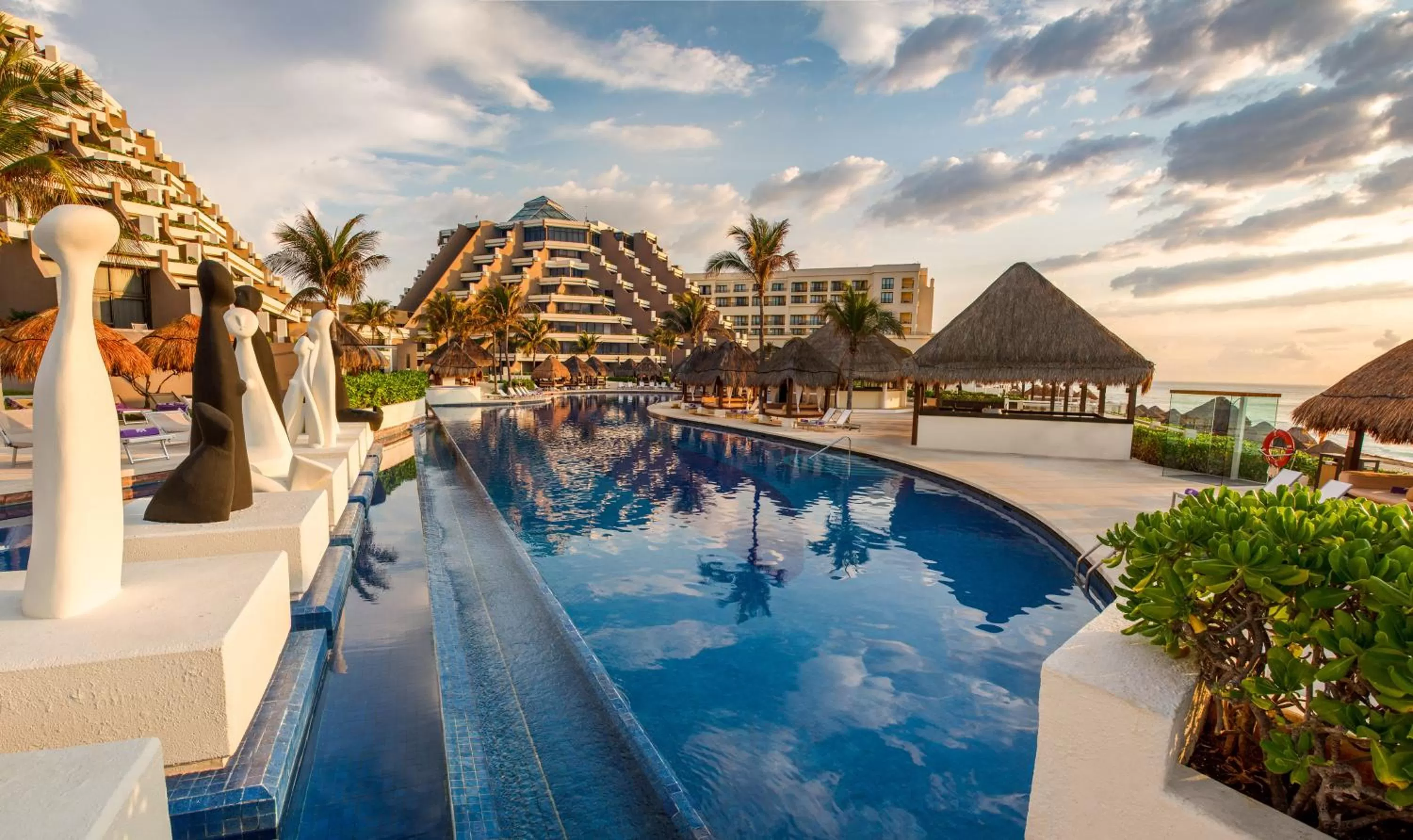 Pool view in Paradisus Cancun All Inclusive - Grand Reopening coming soon