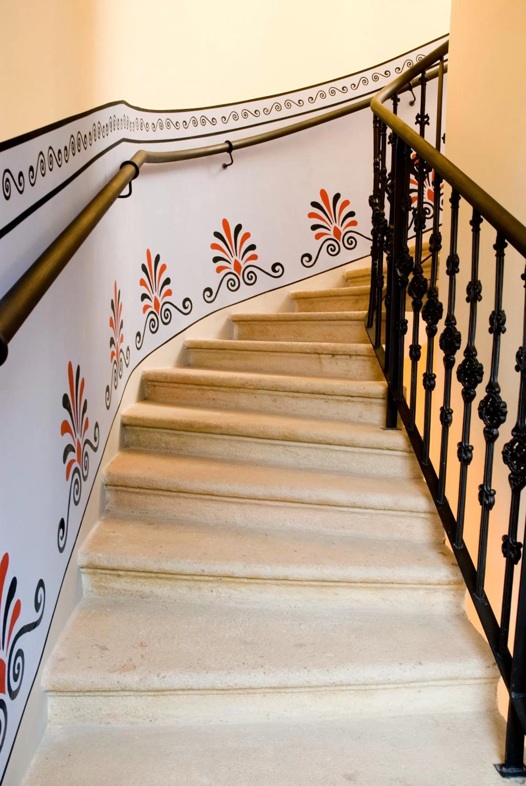 Decorative detail in Arkada Hotel Praha