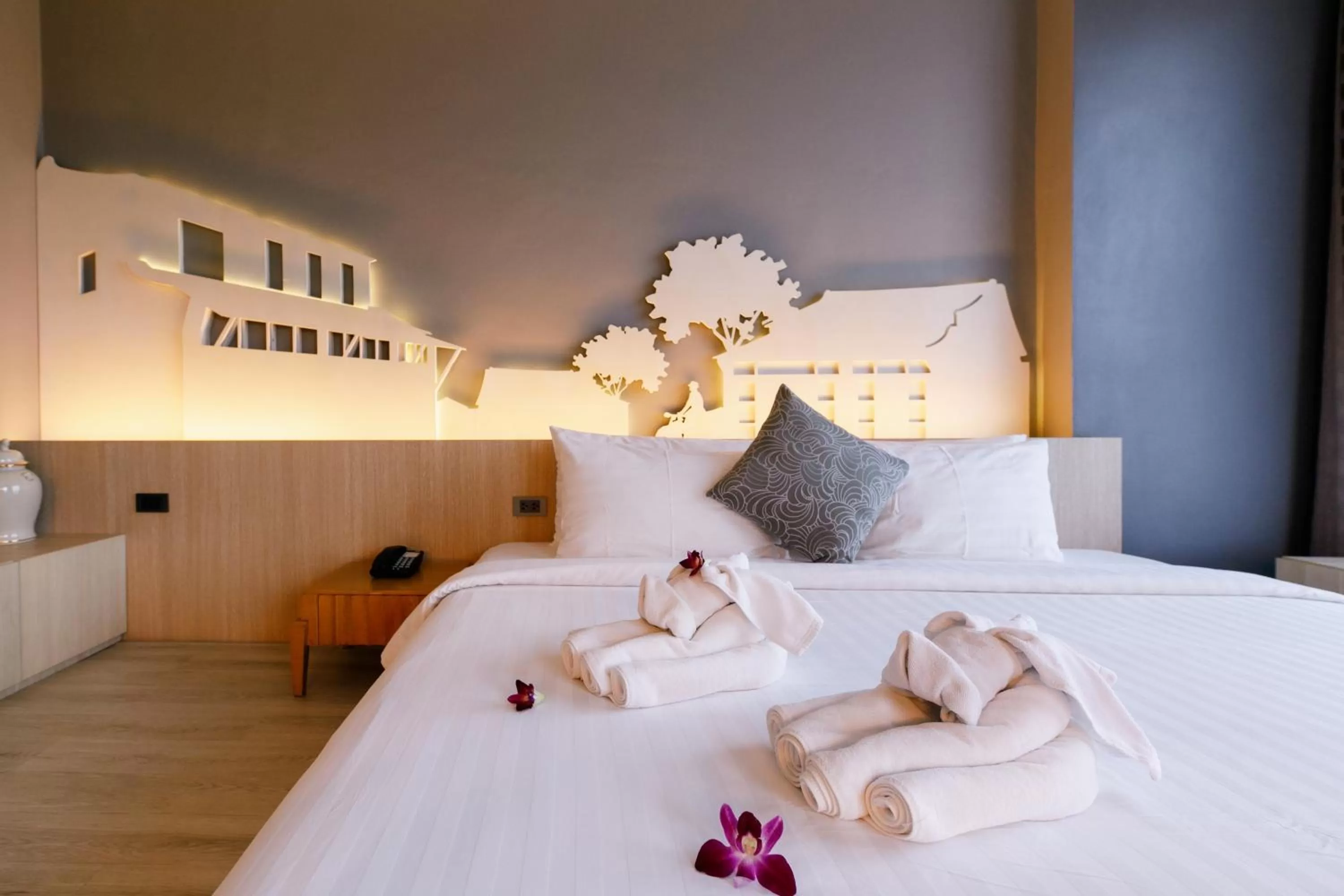 Bed in Hatyai Signature Hotel