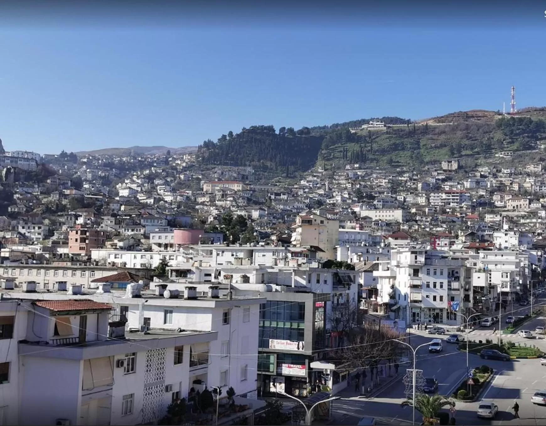 City view in Hotel The First