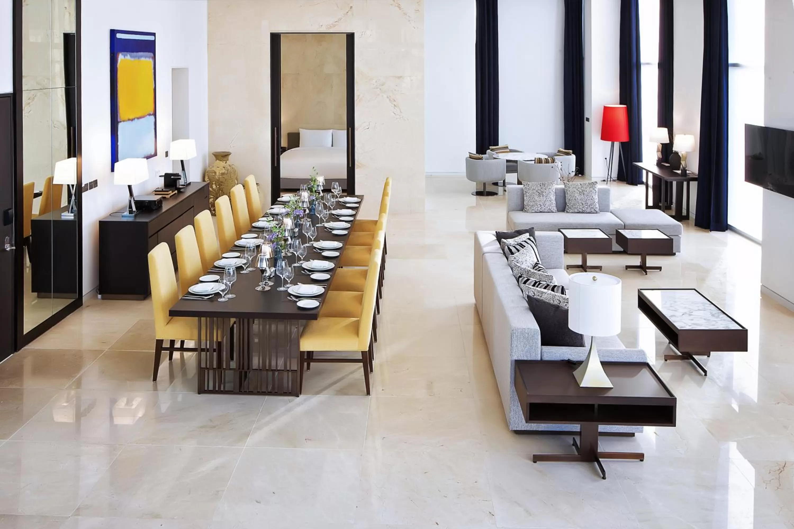 Living room in Hotel Entra Gangnam