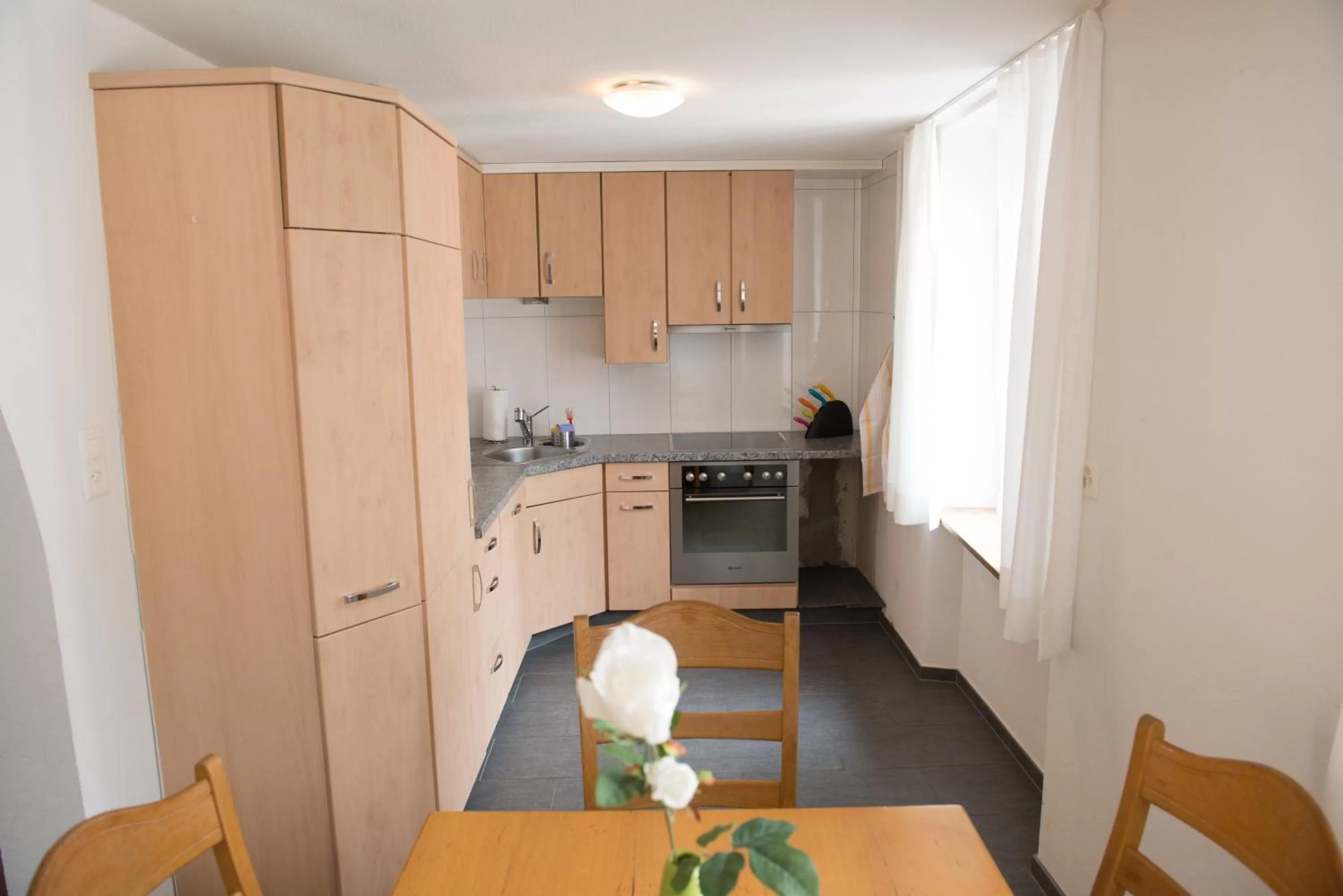 Kitchen or kitchenette in Hirschen B&B