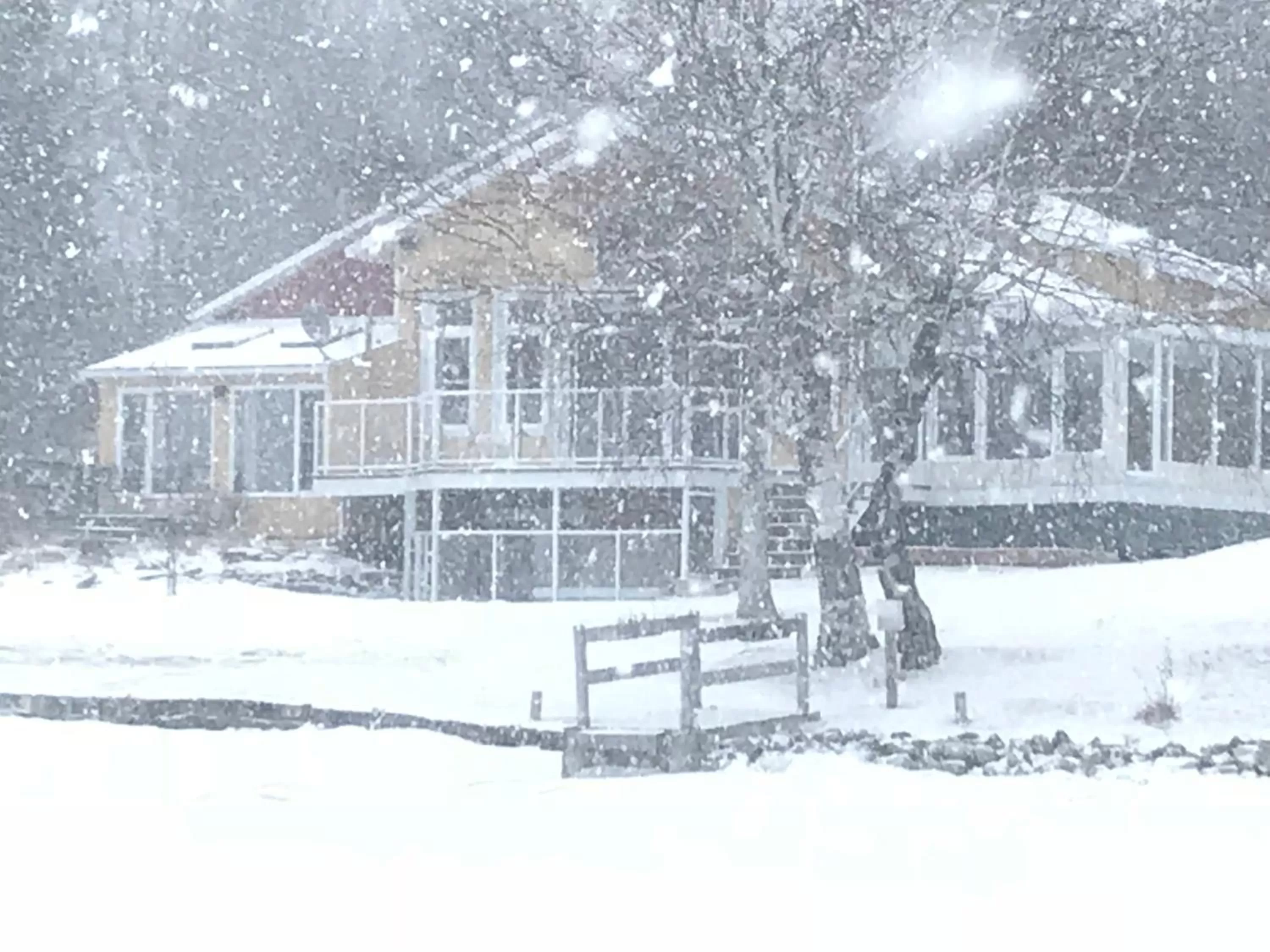 Winter in Auberge et Chalets sur le Lac