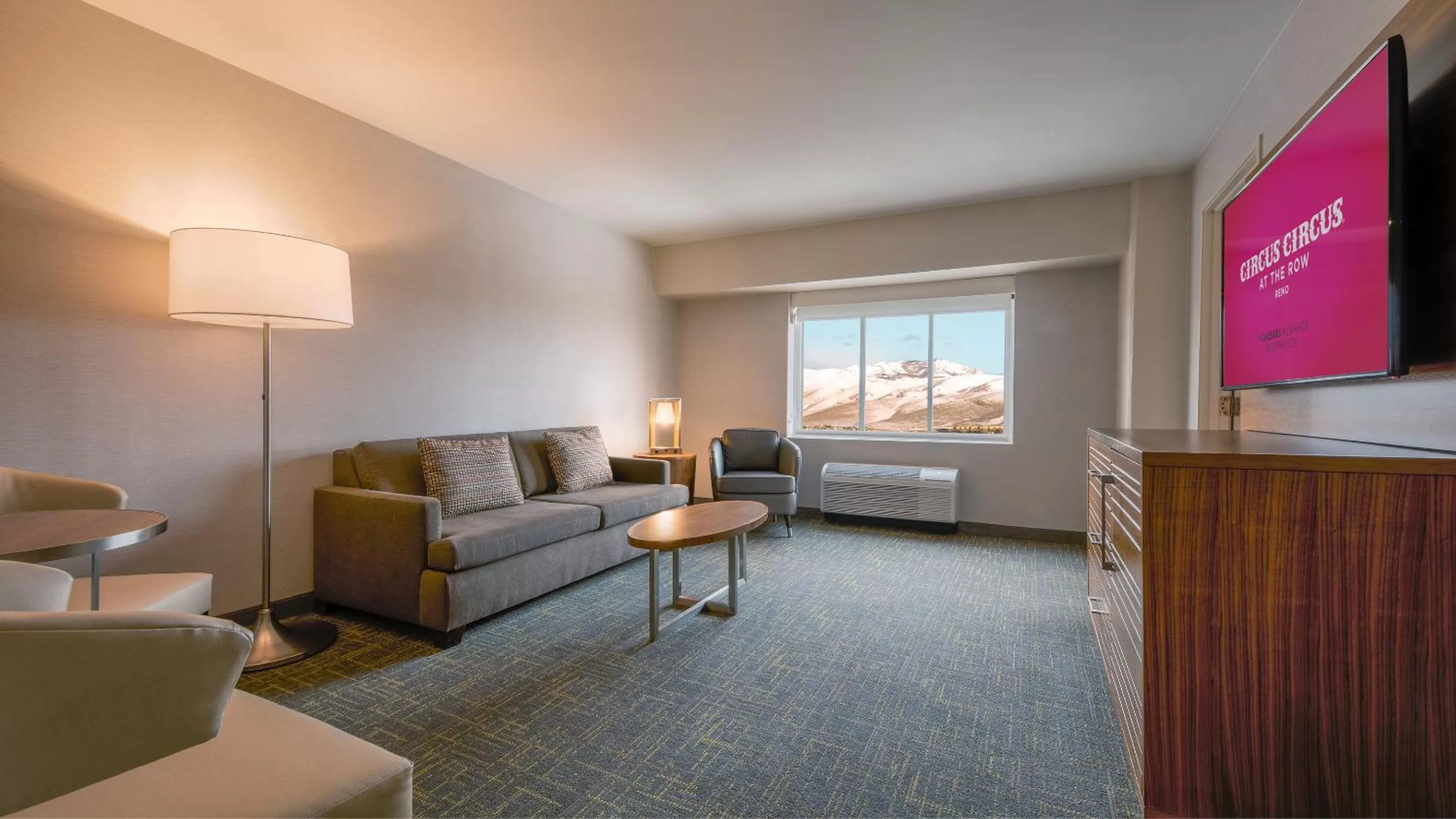 Seating area in Circus Circus Reno Hotel Casino at THE ROW