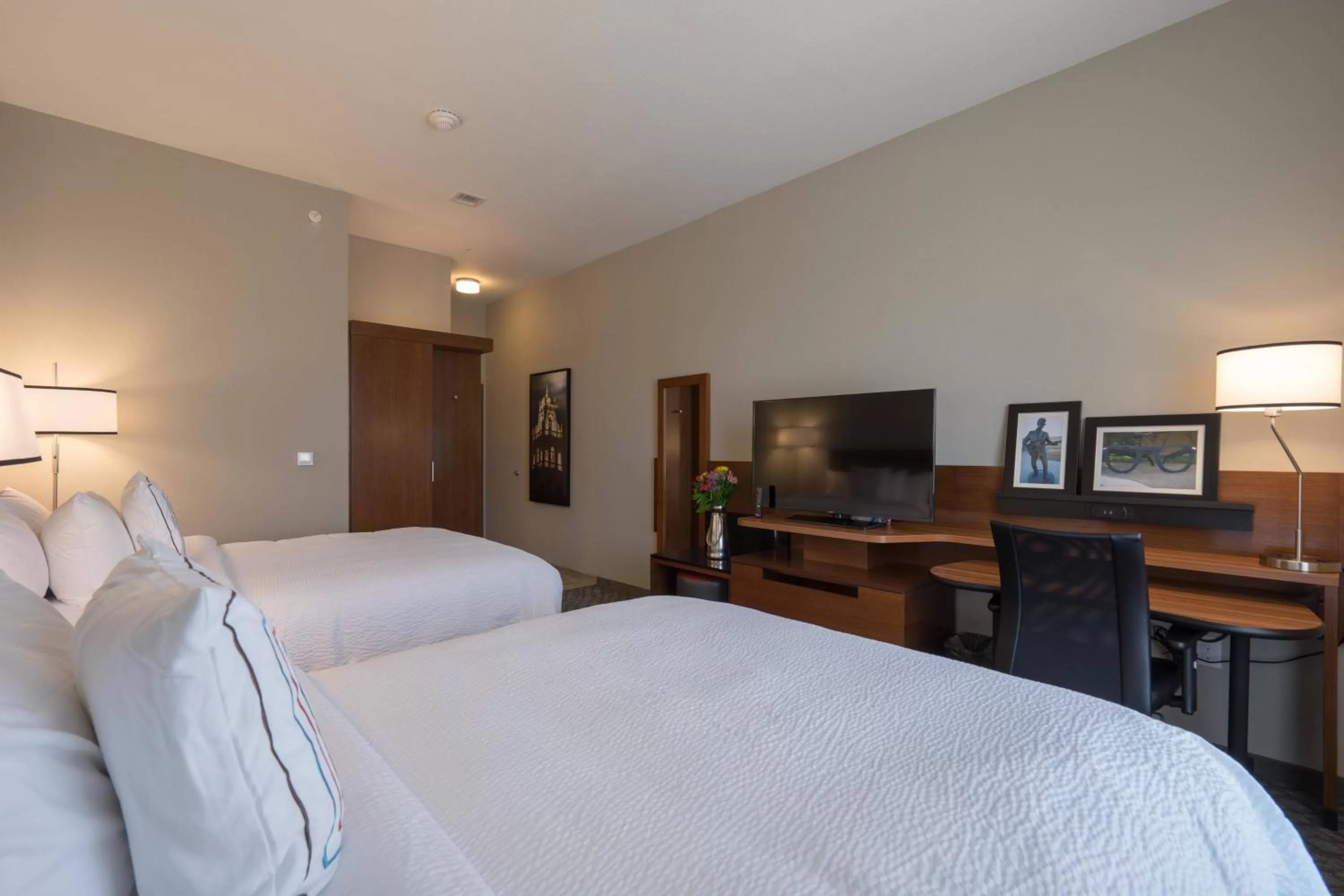 Queen Room with Two Queen Beds - Hearing Accessible in Fairfield Inn & Suites by Marriott Lubbock Southwest