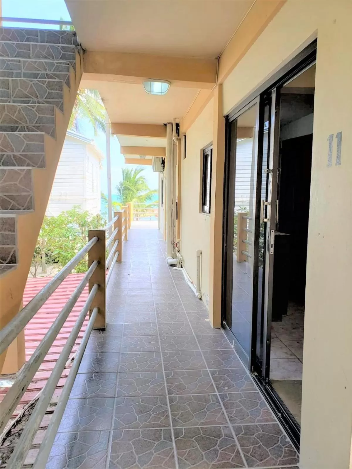 Balcony/Terrace in Beach Side Condos Caye Caulker by CCVH