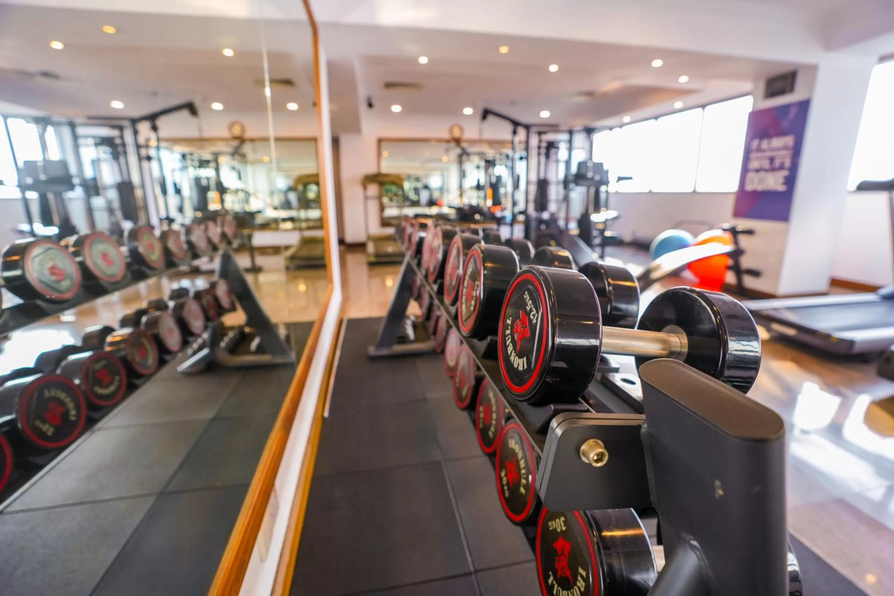 Fitness centre/facilities in Hotel Sarina