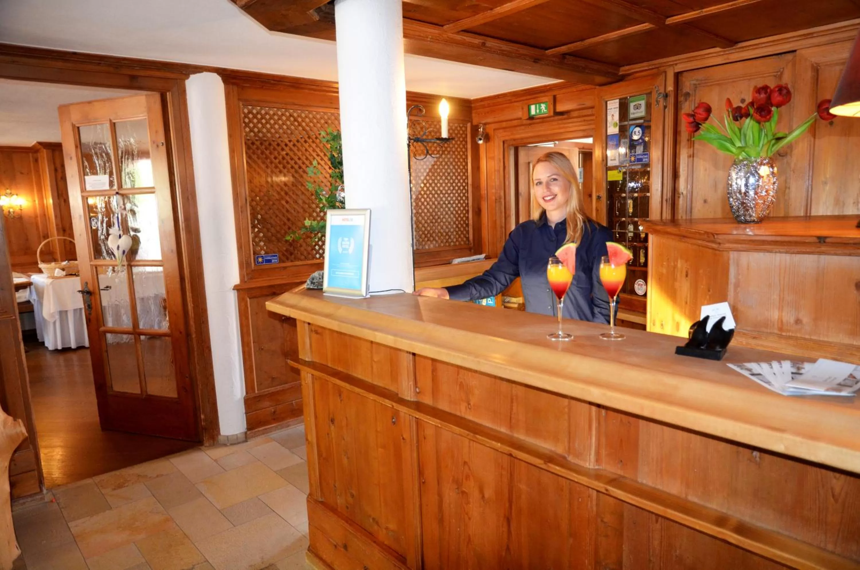 Lobby or reception in Am Zehntstadl Hotel & Sauna