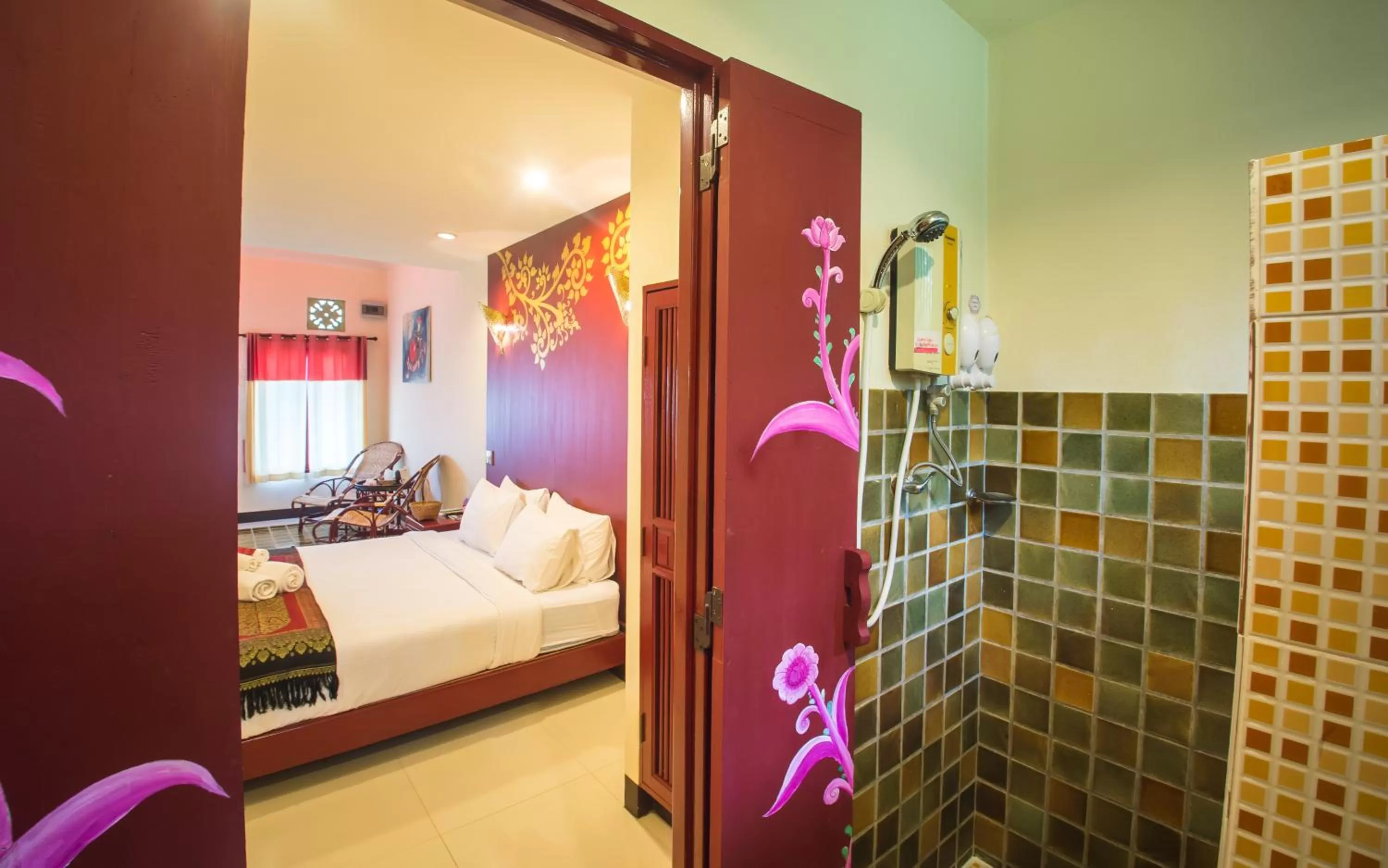 Bed in Sasidara Resort Nan