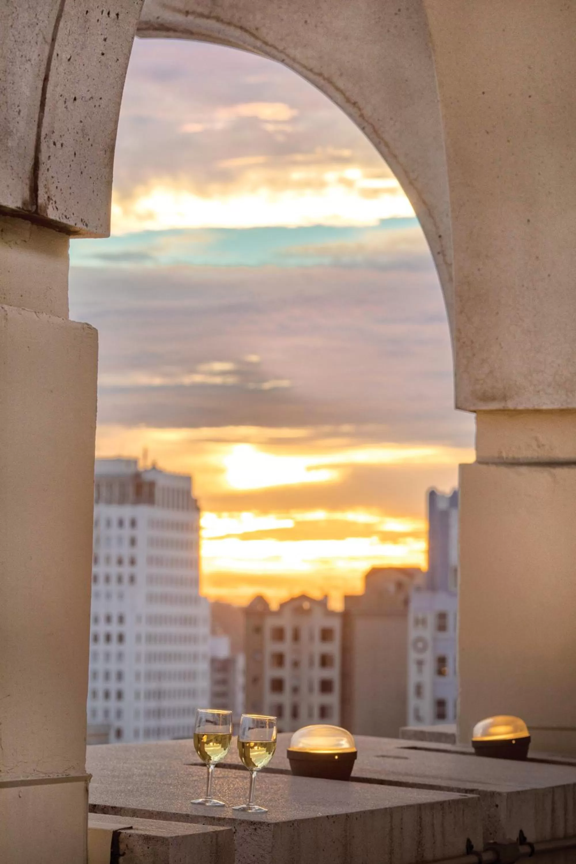 City view in The Donatello Hotel