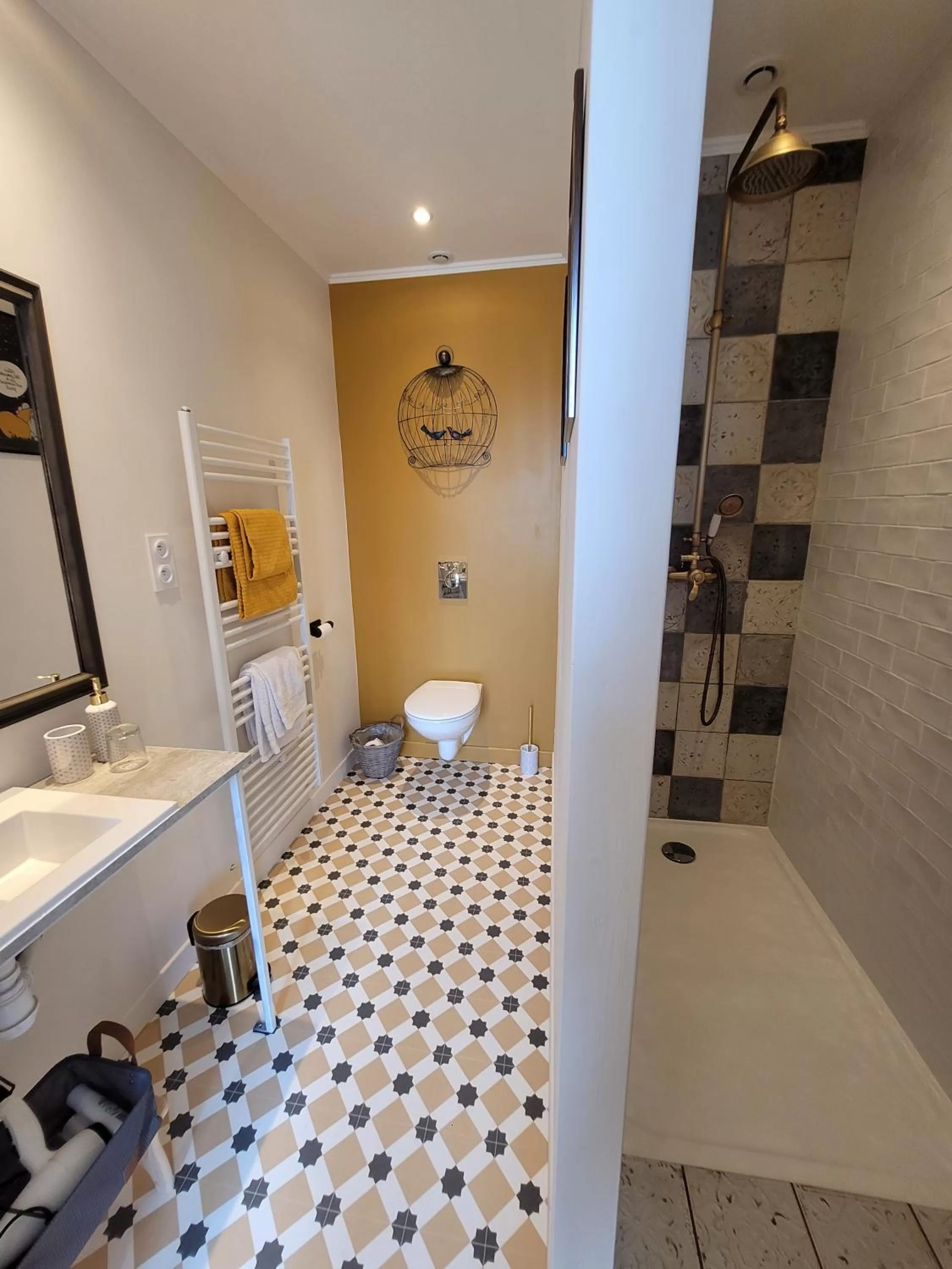 Shower in Madeleine Bergerac