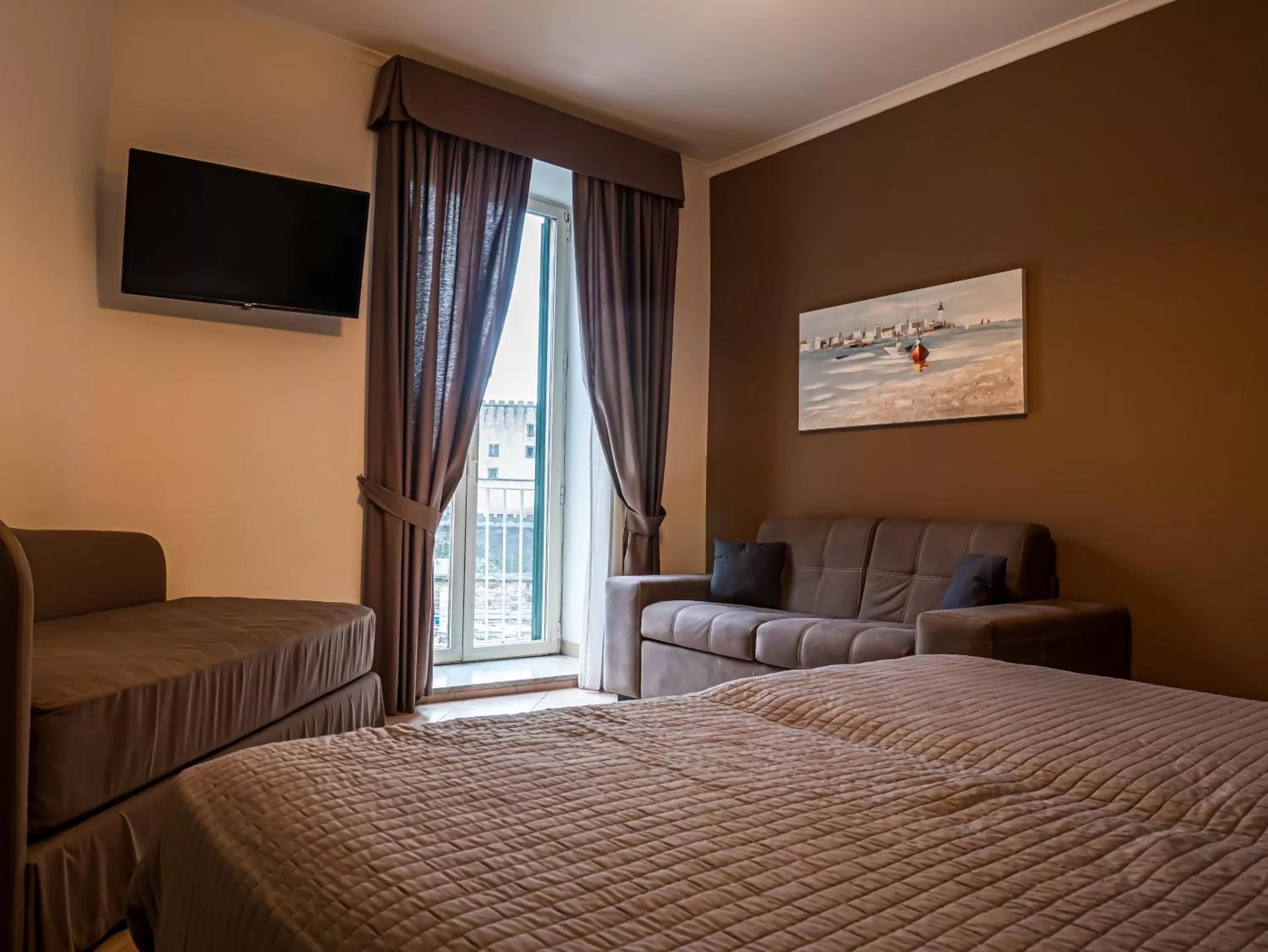 Bed in San Marco Hotel