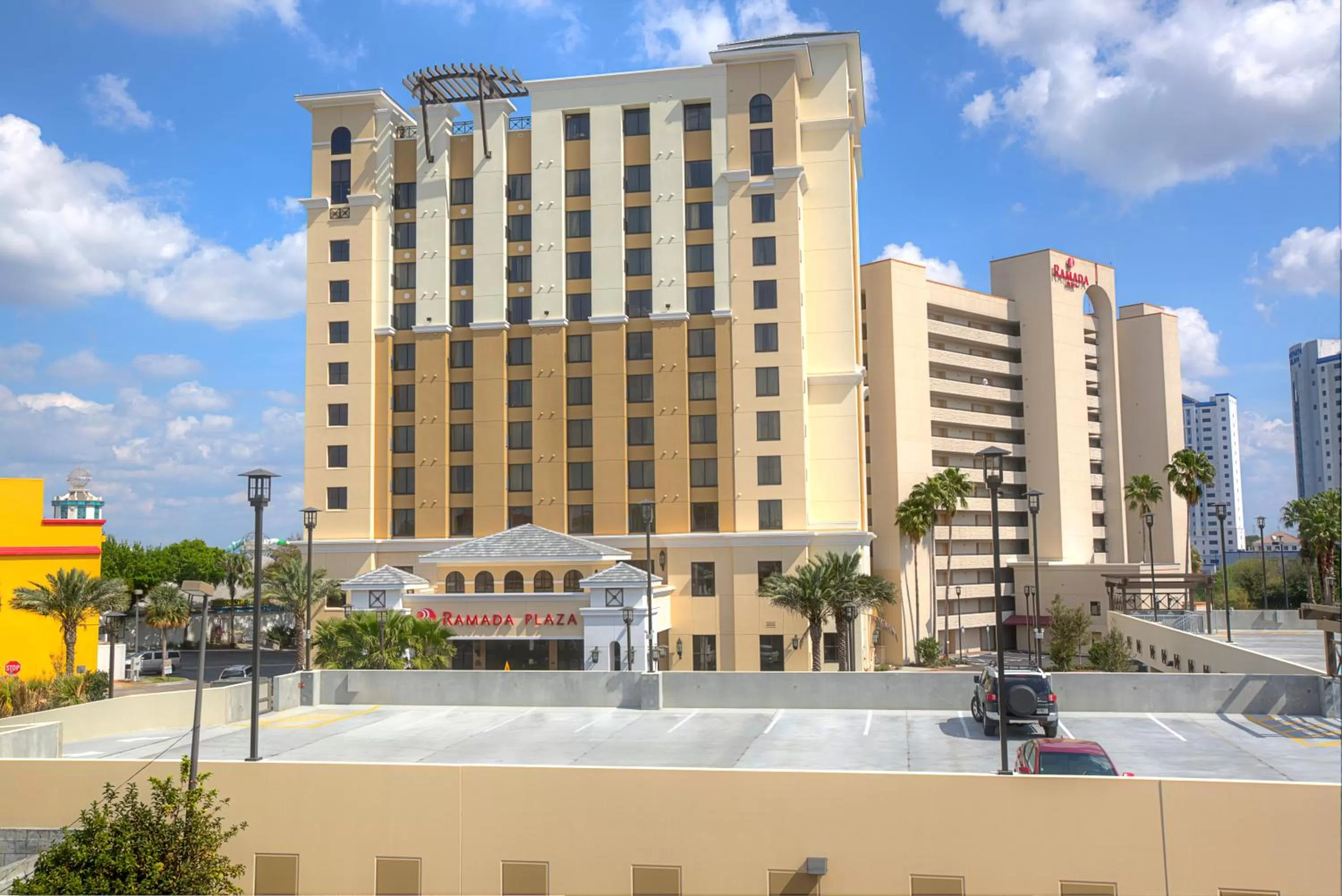 Property building in Ramada Plaza by Wyndham Orlando Resort & Suites Intl Drive - Newly Renovated!