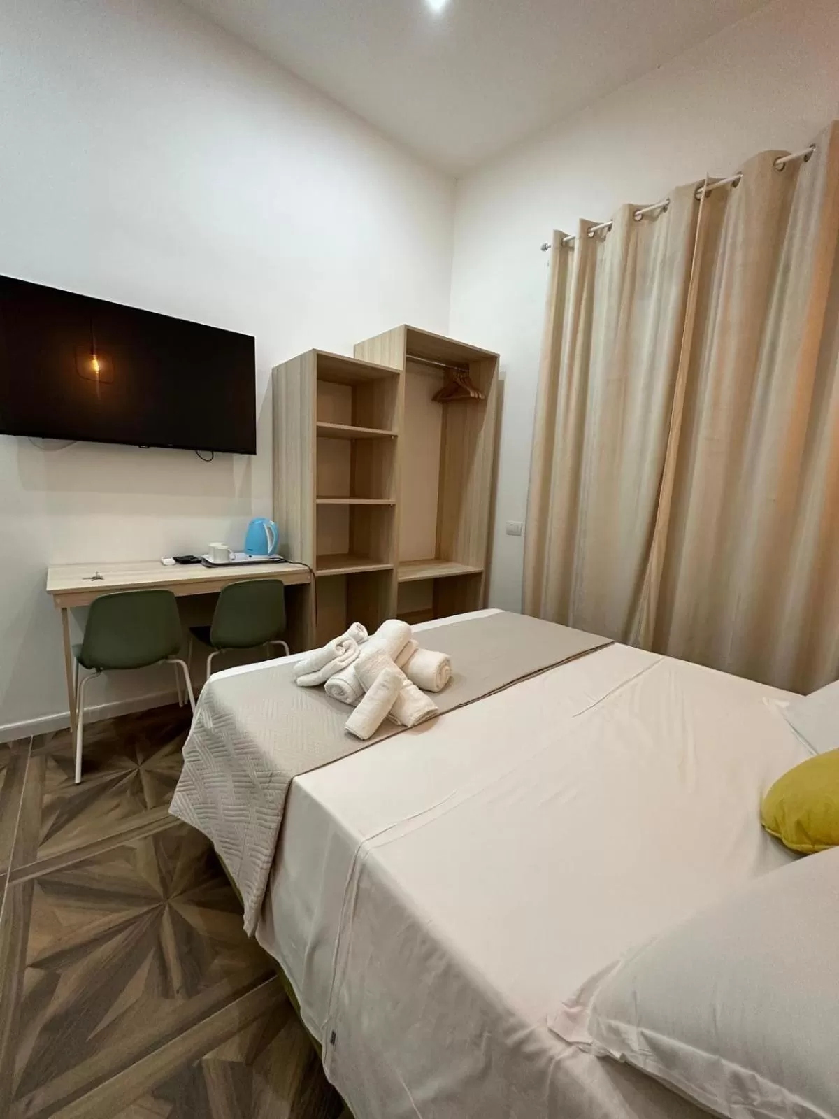 Bed in San Ferdinando suite room