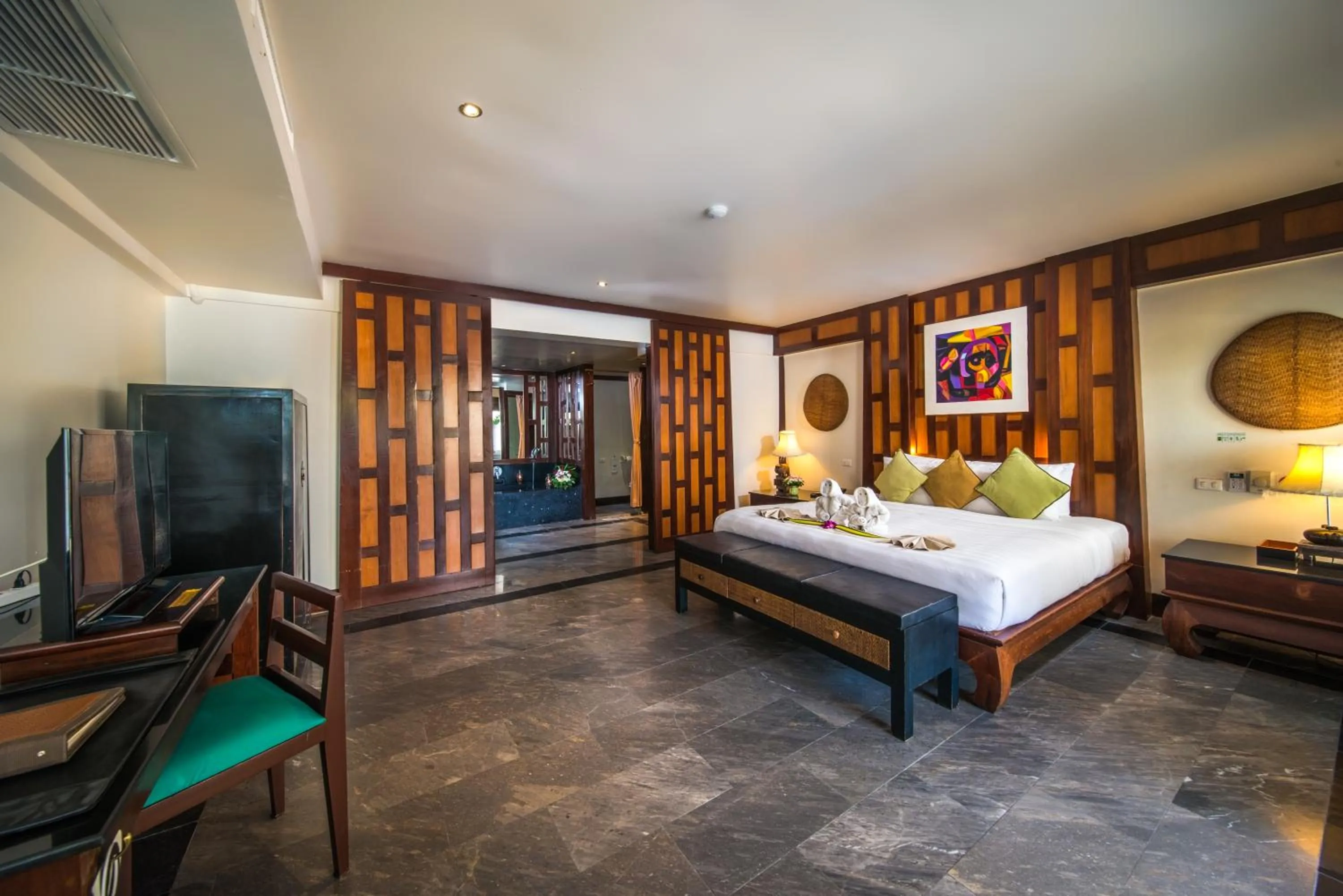 Photo of the whole room, Bed in Baan Yin Dee Boutique Resort Phuket - SHA Plus