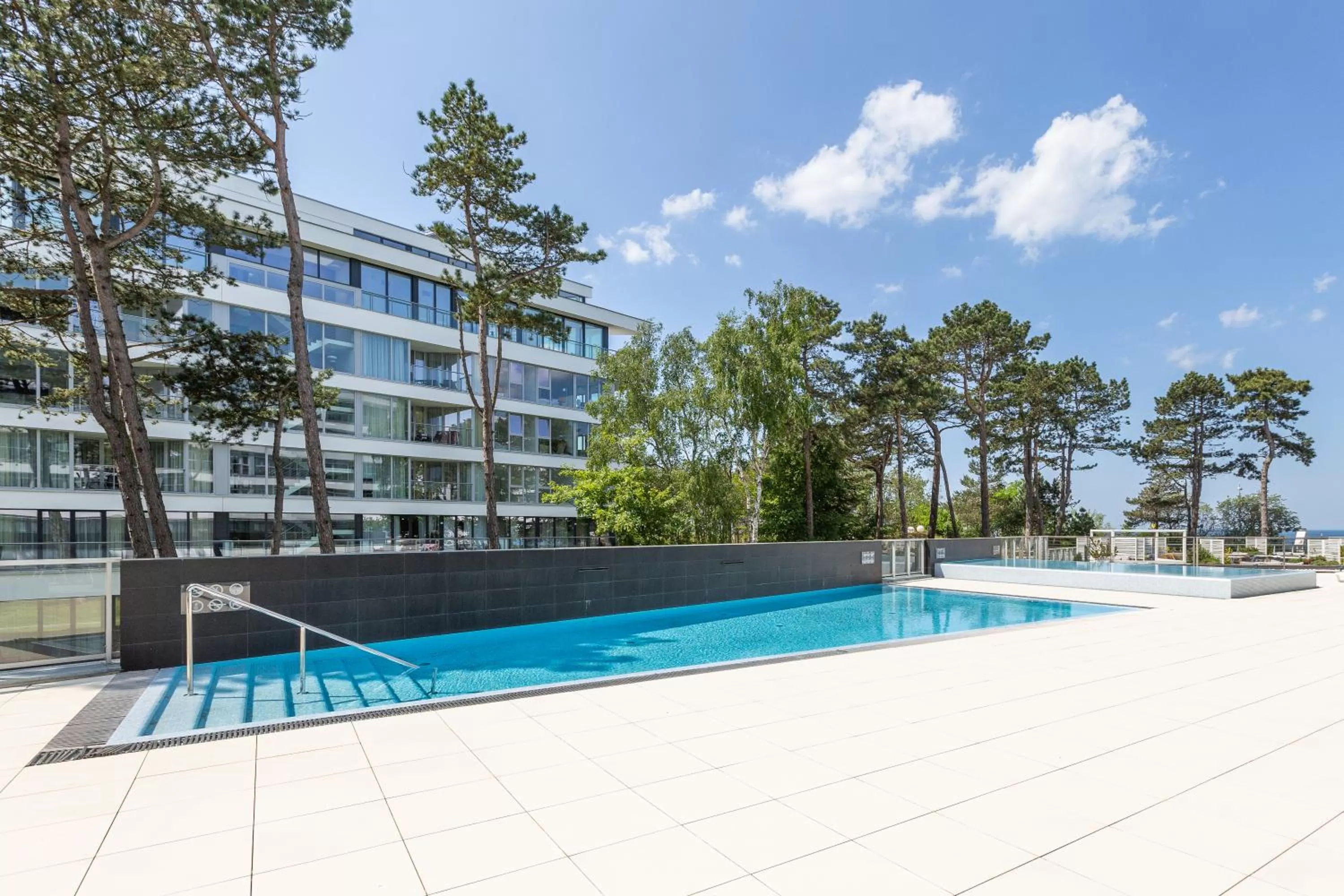 Property building, Swimming Pool in Dune Resort Mielno - A