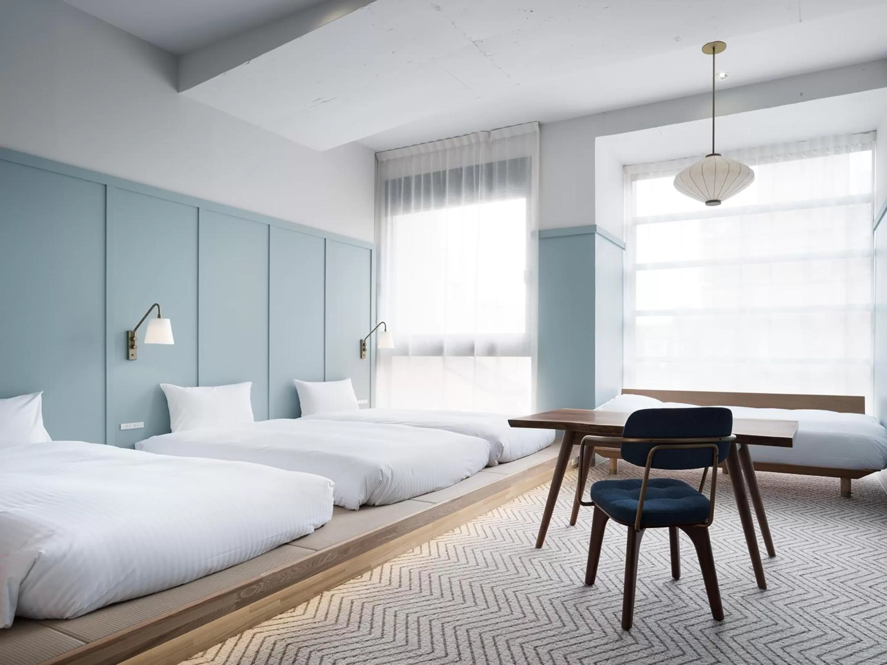 Photo of the whole room, Bed in RAKURO Kyoto by THE SHARE HOTELS