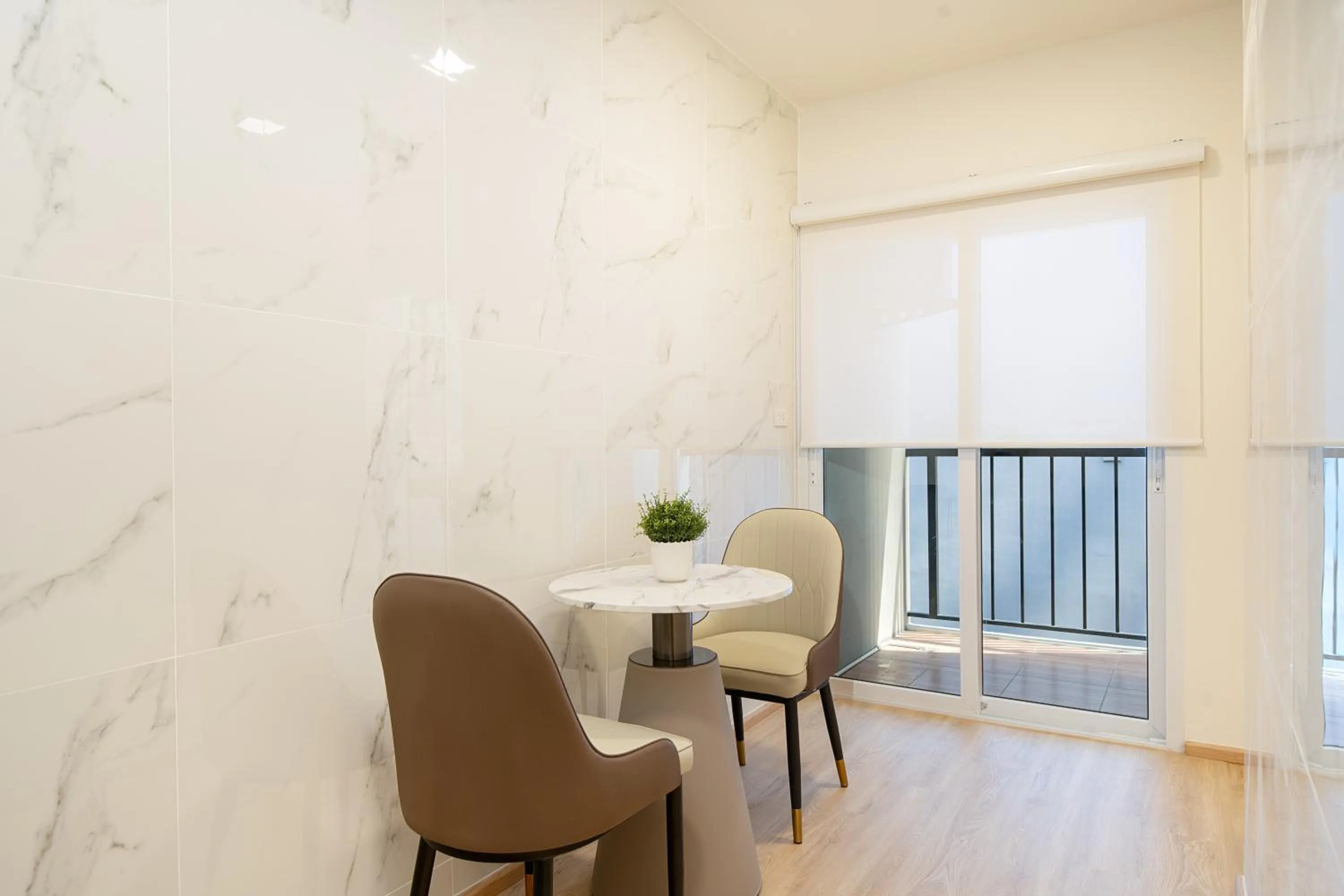 Seating area in Diya Hotel Bangkok