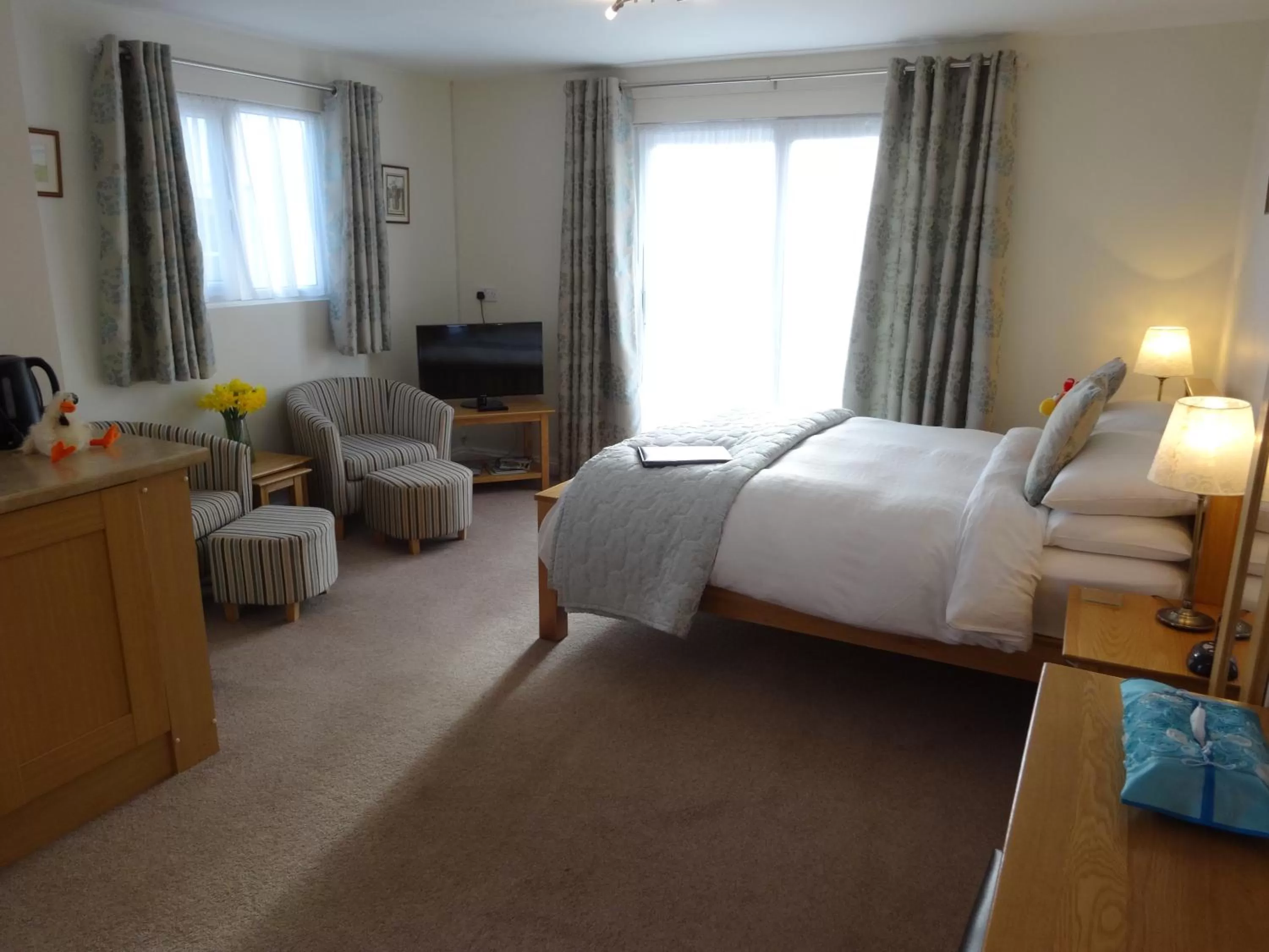 Bedroom, Bed in Hunters Croft