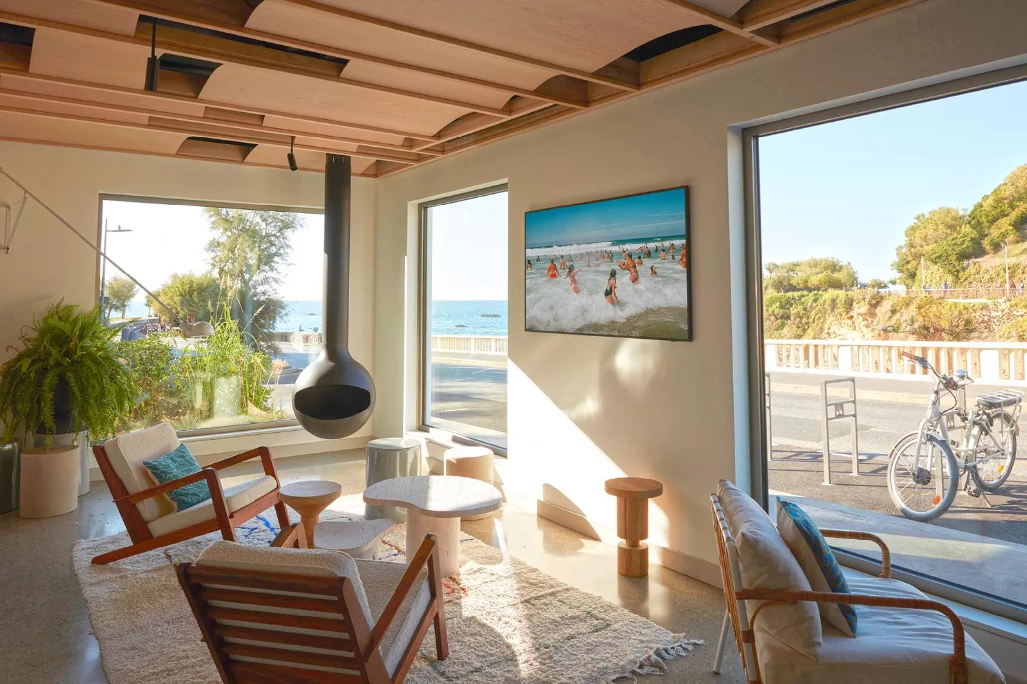 Living room in Hôtel de La Plage