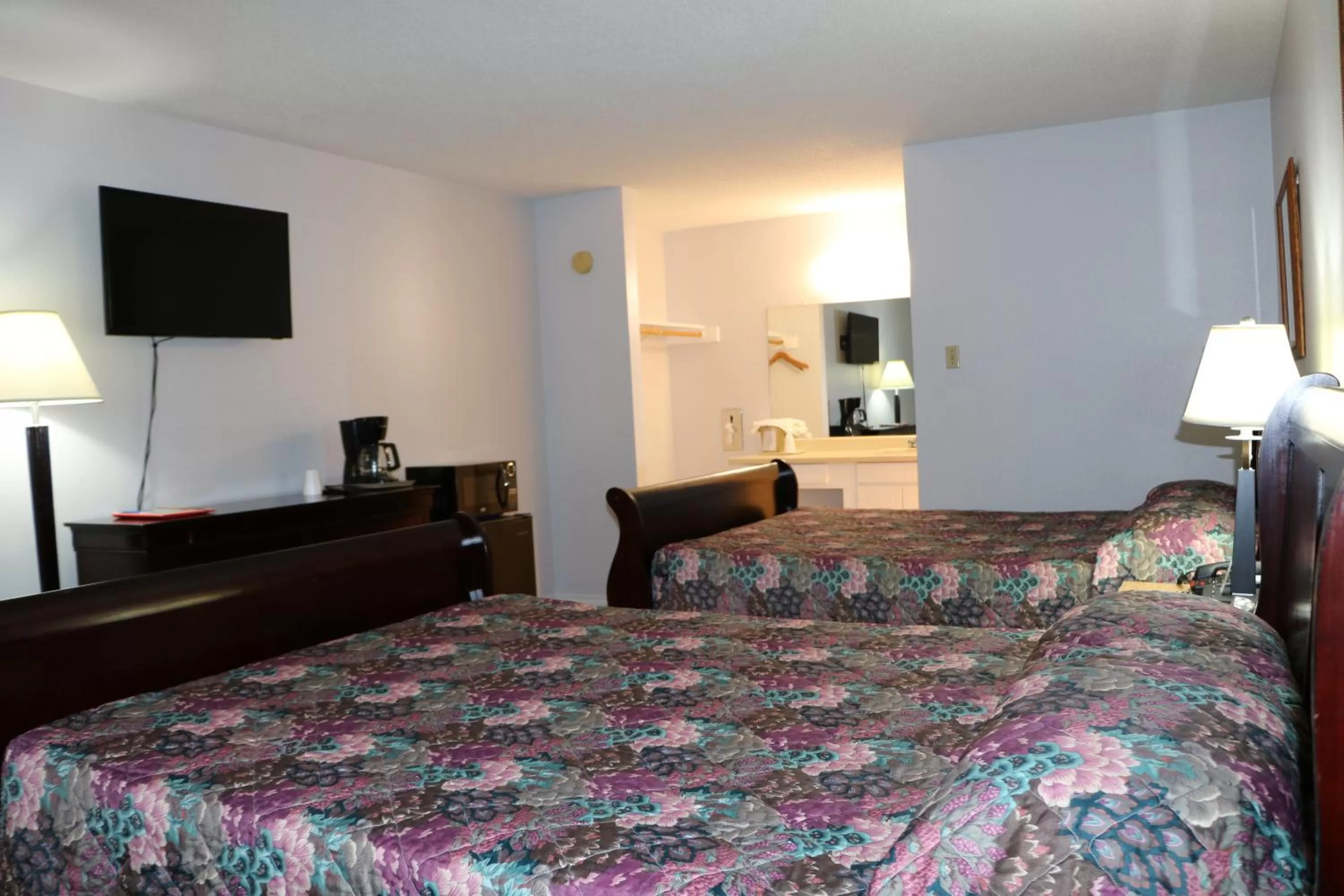 Bed in Bent Tree Motel