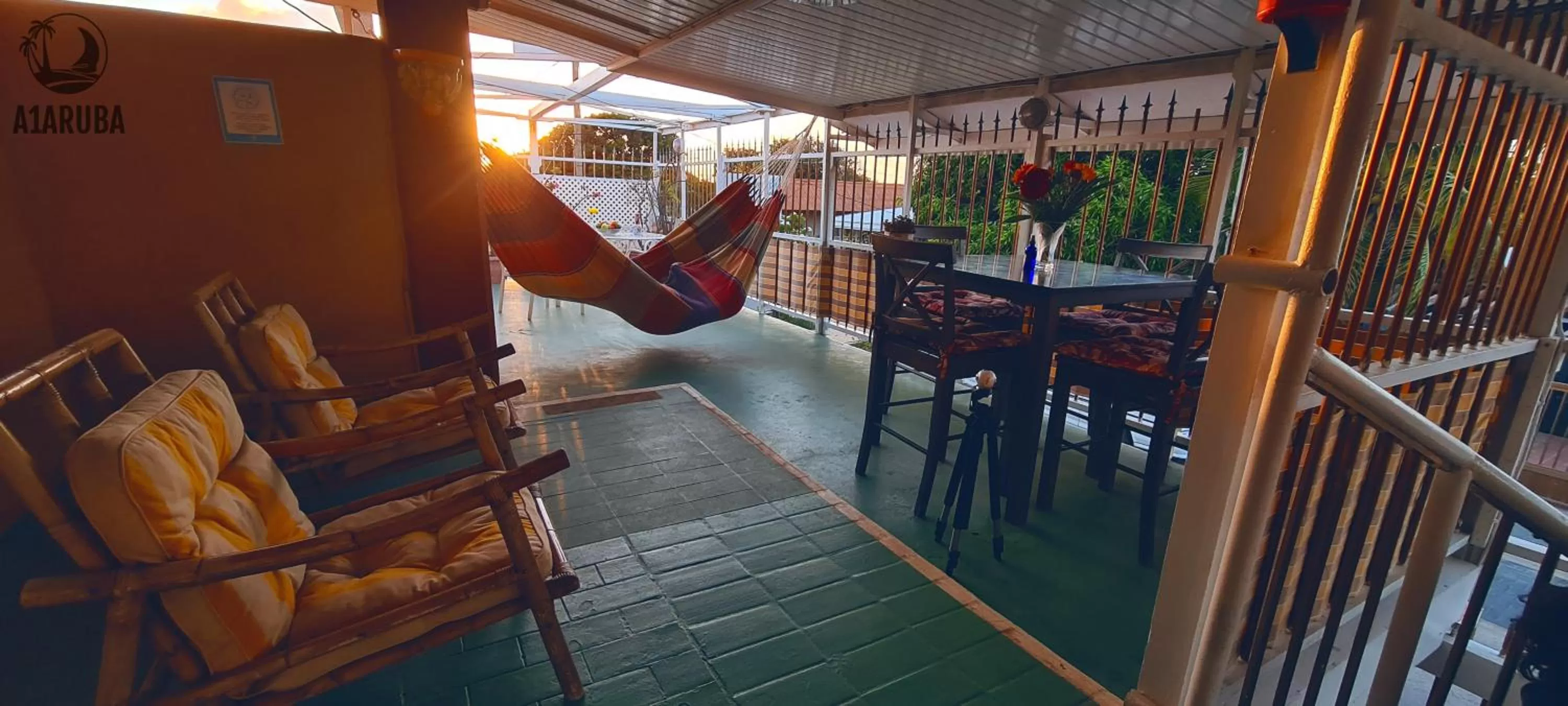 Balcony/Terrace in A1 Apartments Aruba